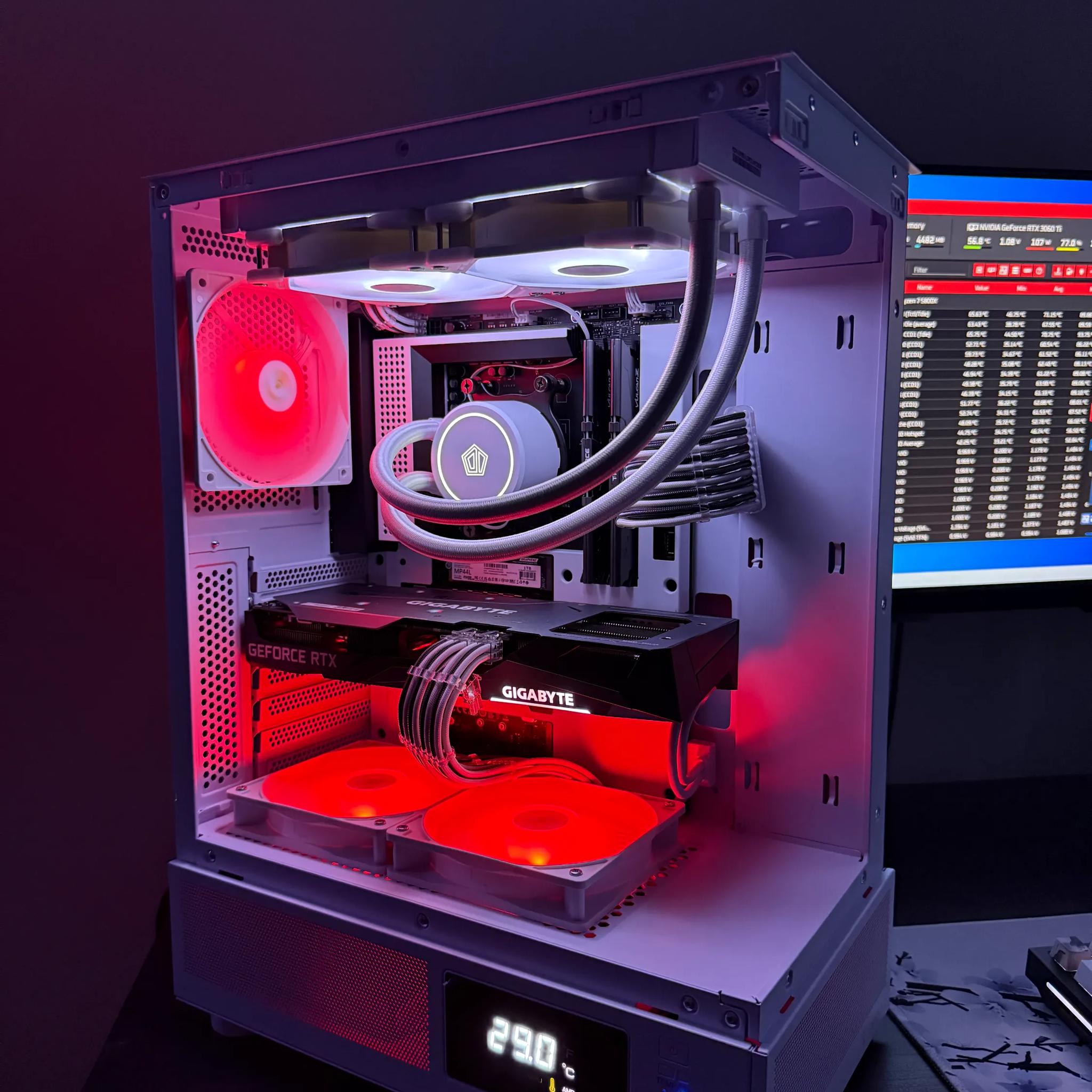 FRESHLY BUILT RTX 3060ti | RYZEN 7 5800x BUILD!