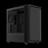 TRYX FLOVA F50 Black Mid Tower ATX PC Case Fabric Tempered Glass - New