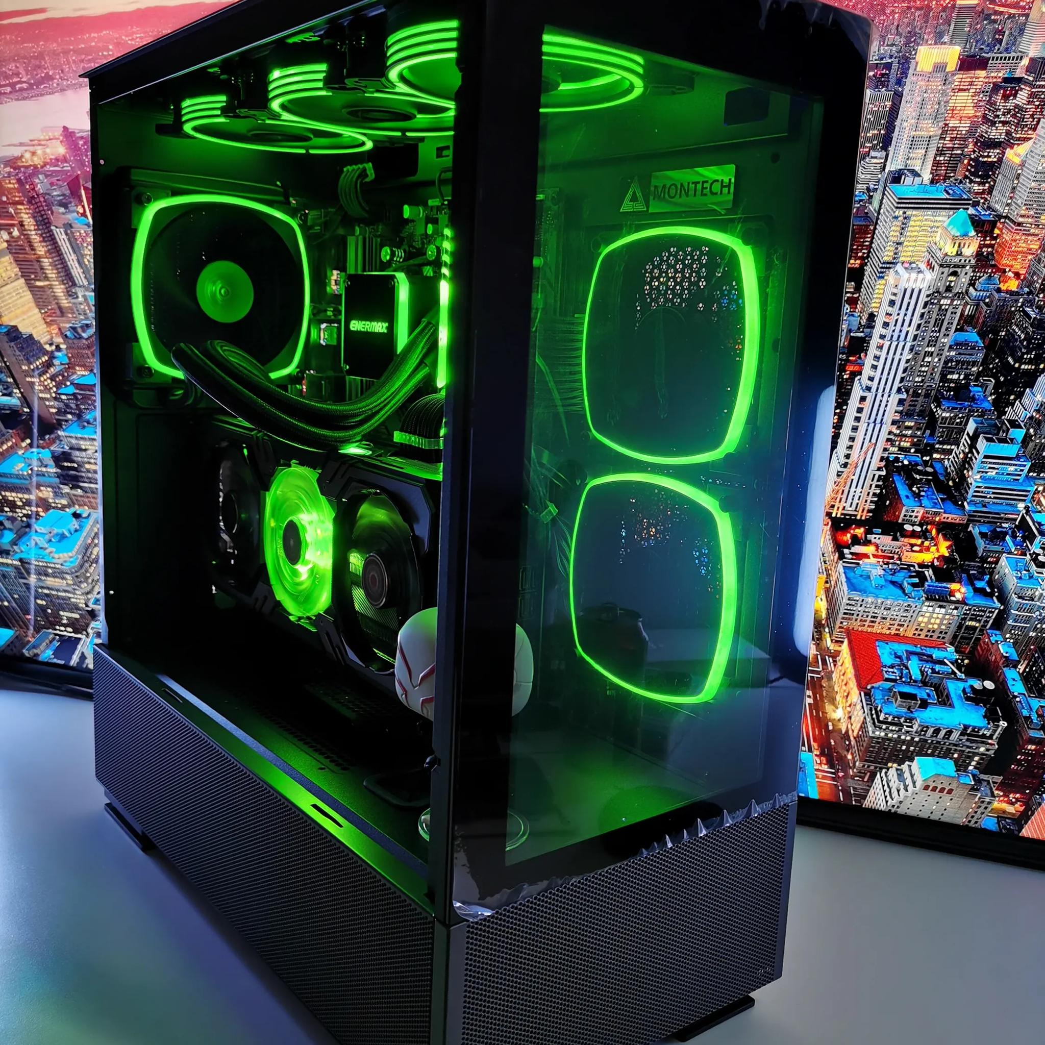 🕸️🕷️Spiderman🕸️🕷️-Gaming PC-AMD  RX 6750 XT 12GB-AMD Ryzen 7 5700G 8-Core-32GB DDR4-1TB NVME
