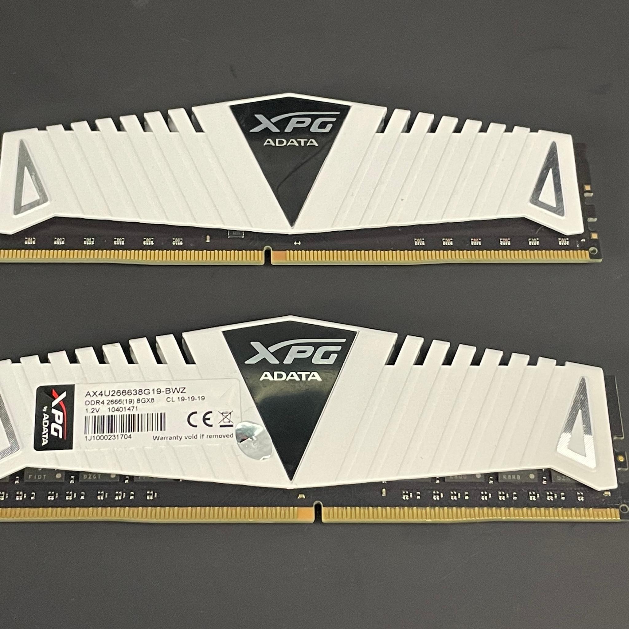 Adata XPG 16GB CL19 DDR4 2x8GB 2666MHZ RAM Kit | Free Shipping