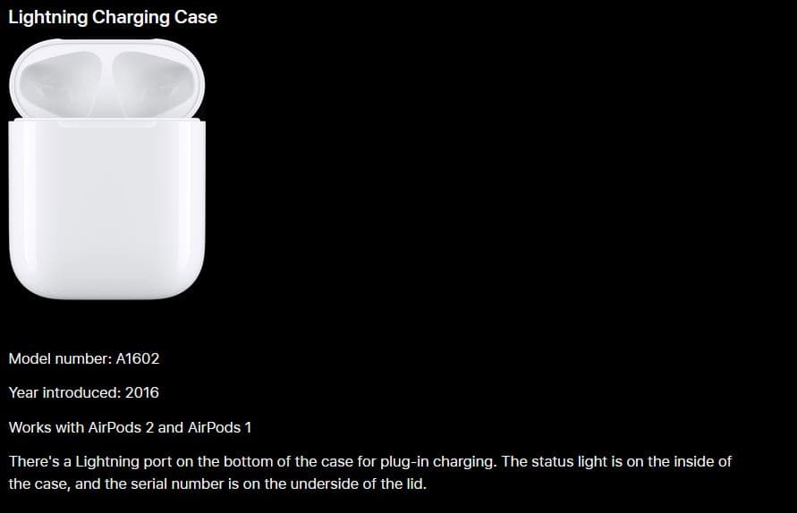 Apple Airpods 1st Generation Wireless Earbuds | Charging Case and Left Earbud ONLY A1602