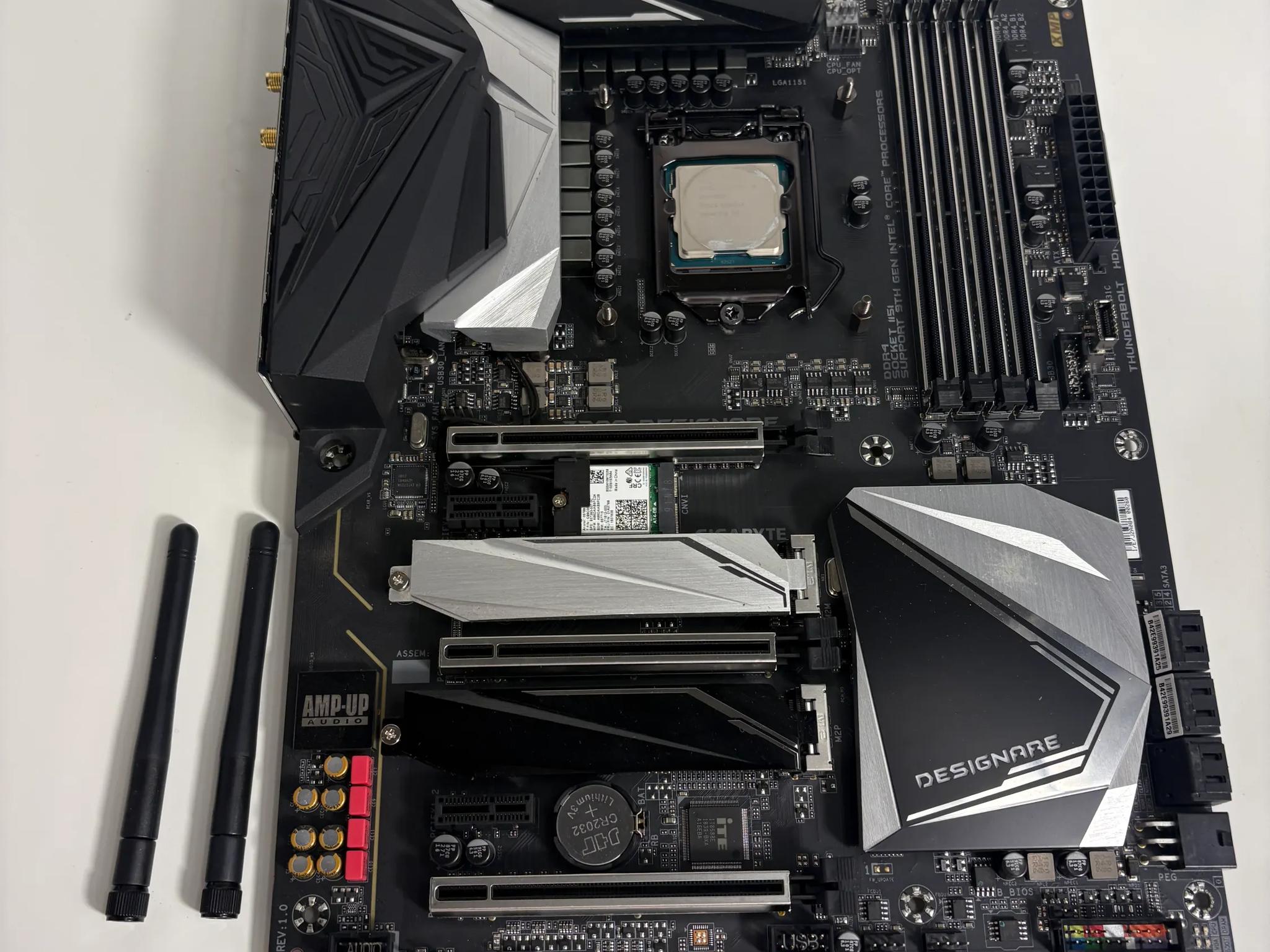 i9 9900K, Gigabyte Z390 Designare Motherboard Combo
