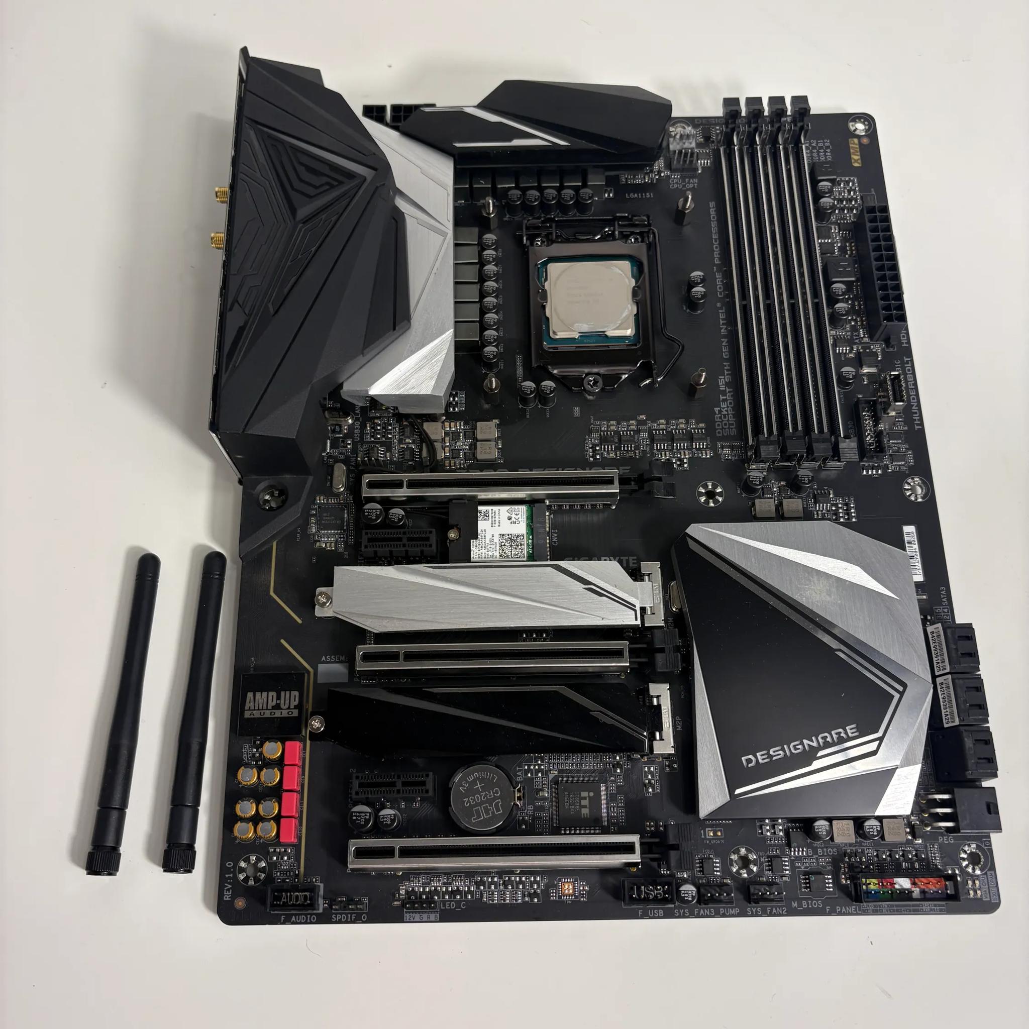 i9 9900K, Gigabyte Z390 Designare Motherboard Combo