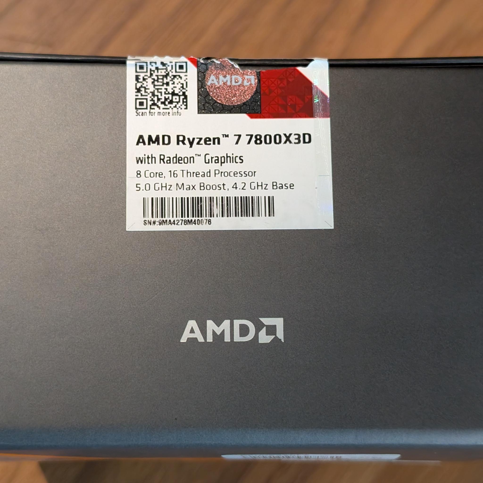 AMD Ryzen 7 7800X3D