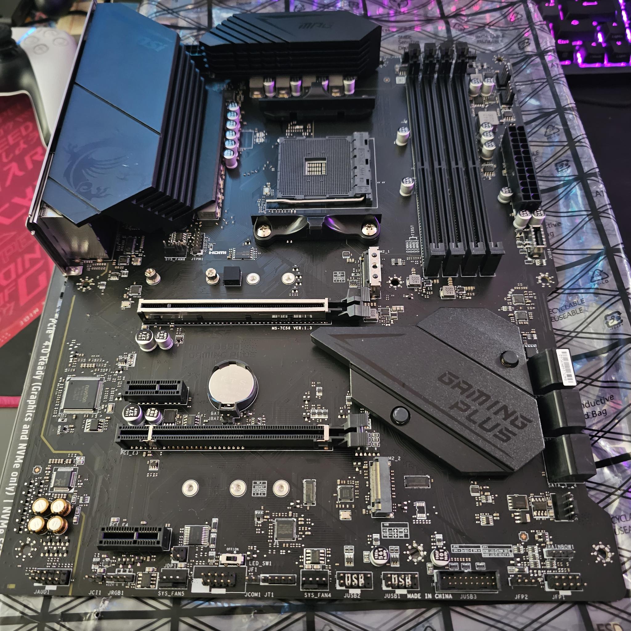 MSI MPG B550 GAMING PLUS MOTHERBOARD AM4