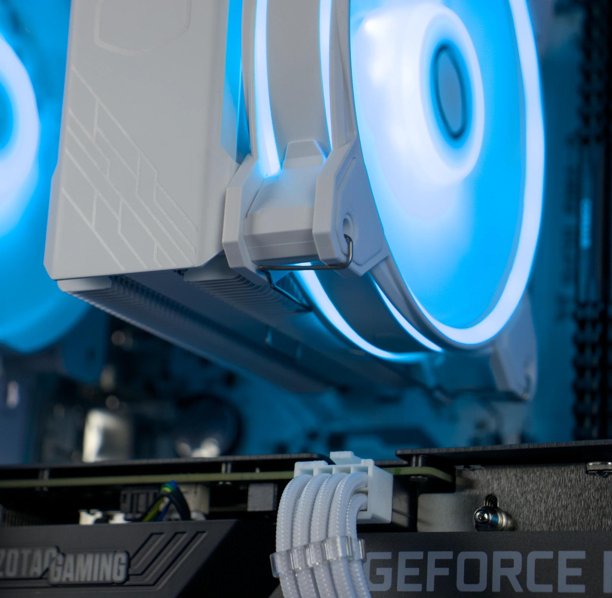 🧊❄️🧊 White Gaming PC – RTX 3060 12G , Ryzen 5 3600, 16GB RAM, 500GB SSD - WiFi, BlueTooth 🧊❄️🧊