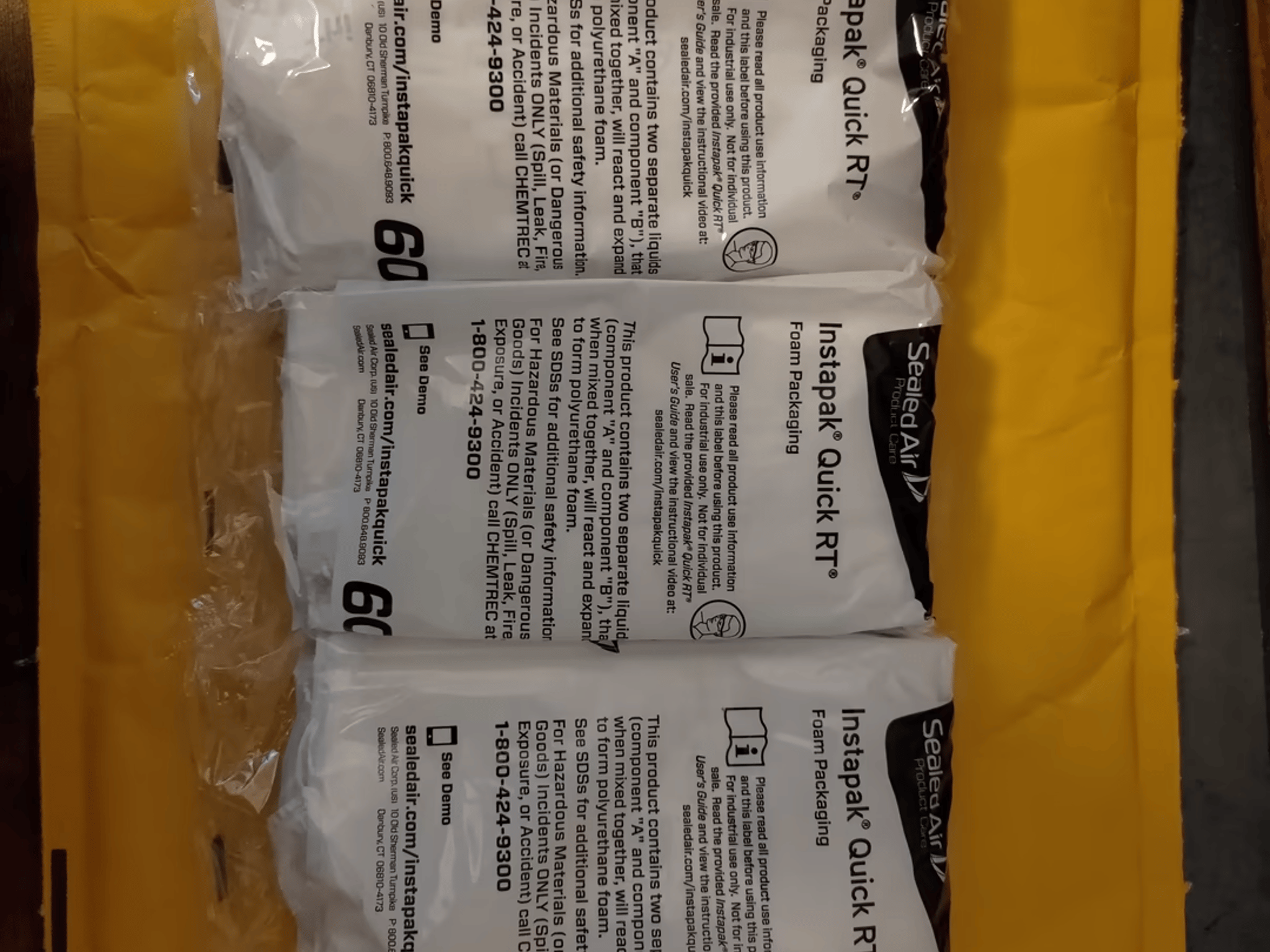 Pack of 3 - Instapak for 8x8x8 box