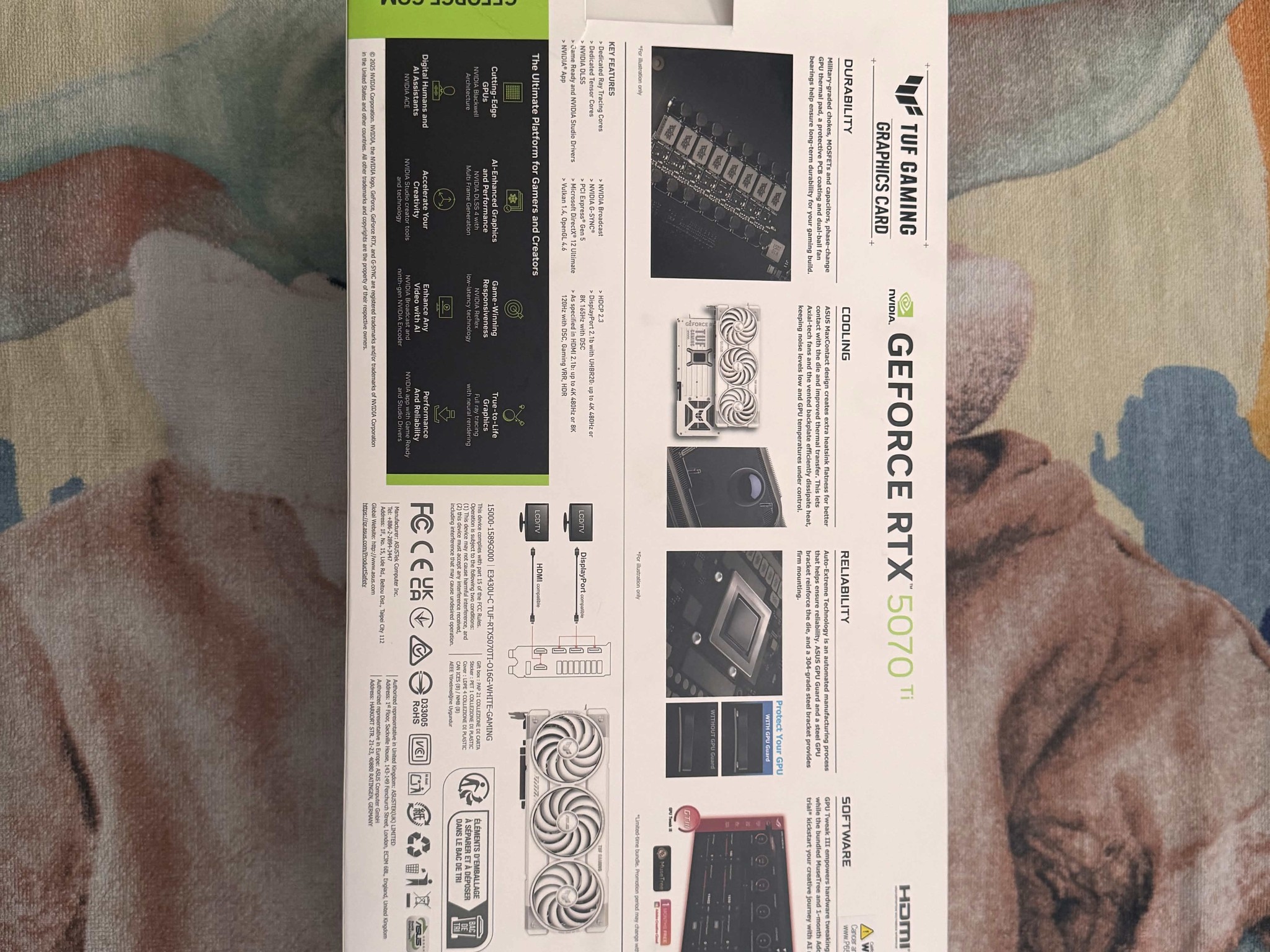 ASUS TUF Gaming GeForce RTX 5070 Ti OC Edition