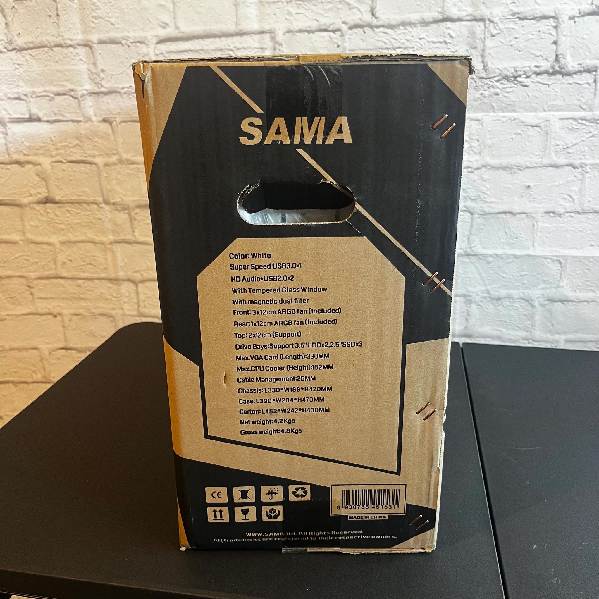 White SAMA-Z4 ATX Mid Tower Case