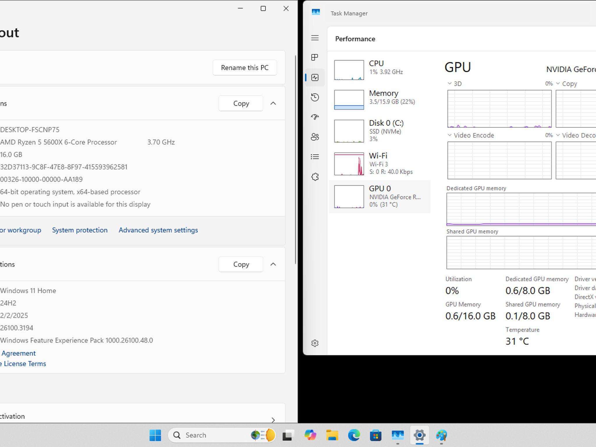 RTX 2060 Super, Ryzen 5 5600X, 2x8GB 3000mz 512GB NVMe All White Out