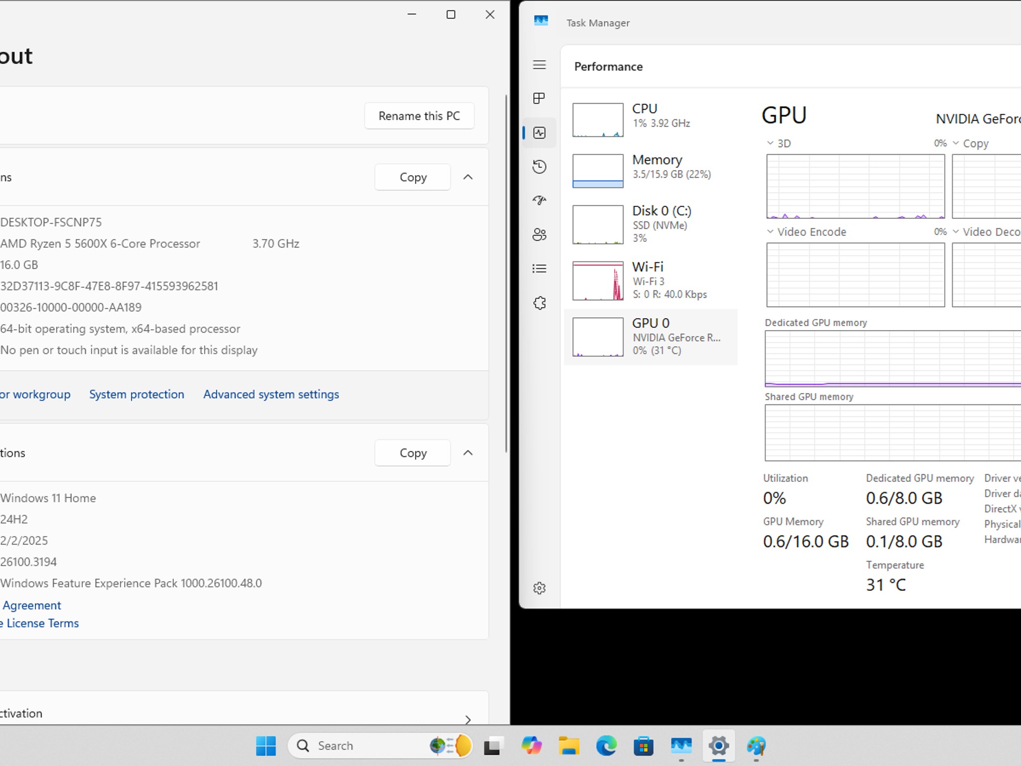 RTX 2060 Super, Ryzen 5 5600X, 2x8GB 3000mz 512GB NVMe All White Out