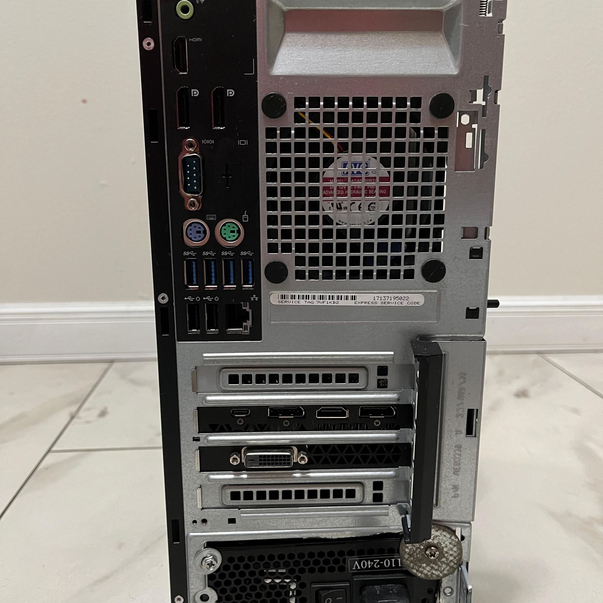 NVIDIA RTX 2070, Intel i7-6700, 16GB RAM, 1.1TB Storage - Dell Modded Gaming PC w/ Wi-Fi & BT