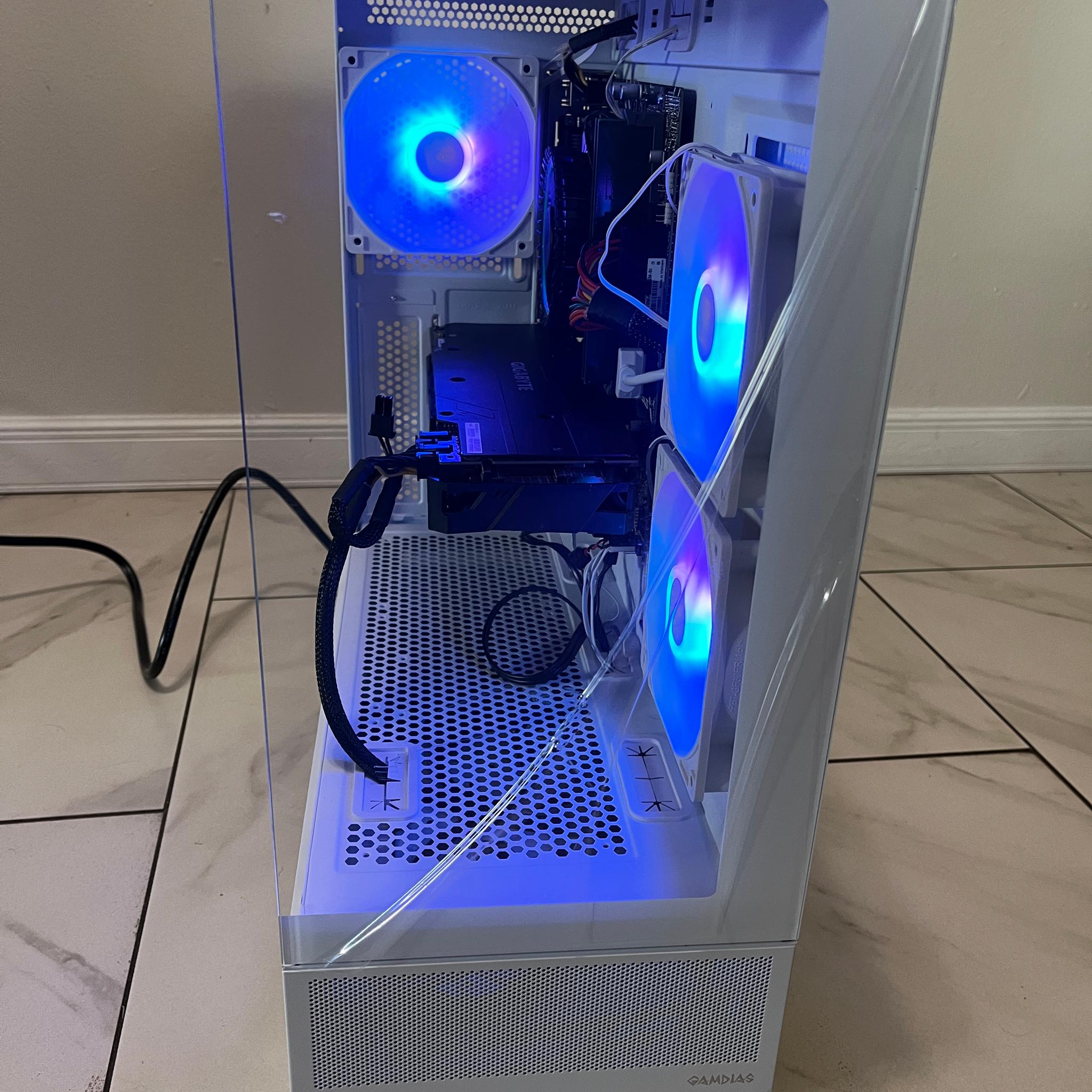 NVIDIA RTX 2070, Intel Core i3-12100, 16GB RAM, 4.2 TB Storage, High FPS Gaming PC w/Wi-Fi & BT