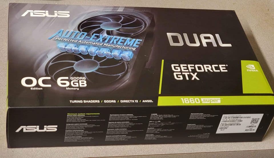 Asus GeForce GTX 1660 SUPER 6GB STRIX GAMING ADVANCED