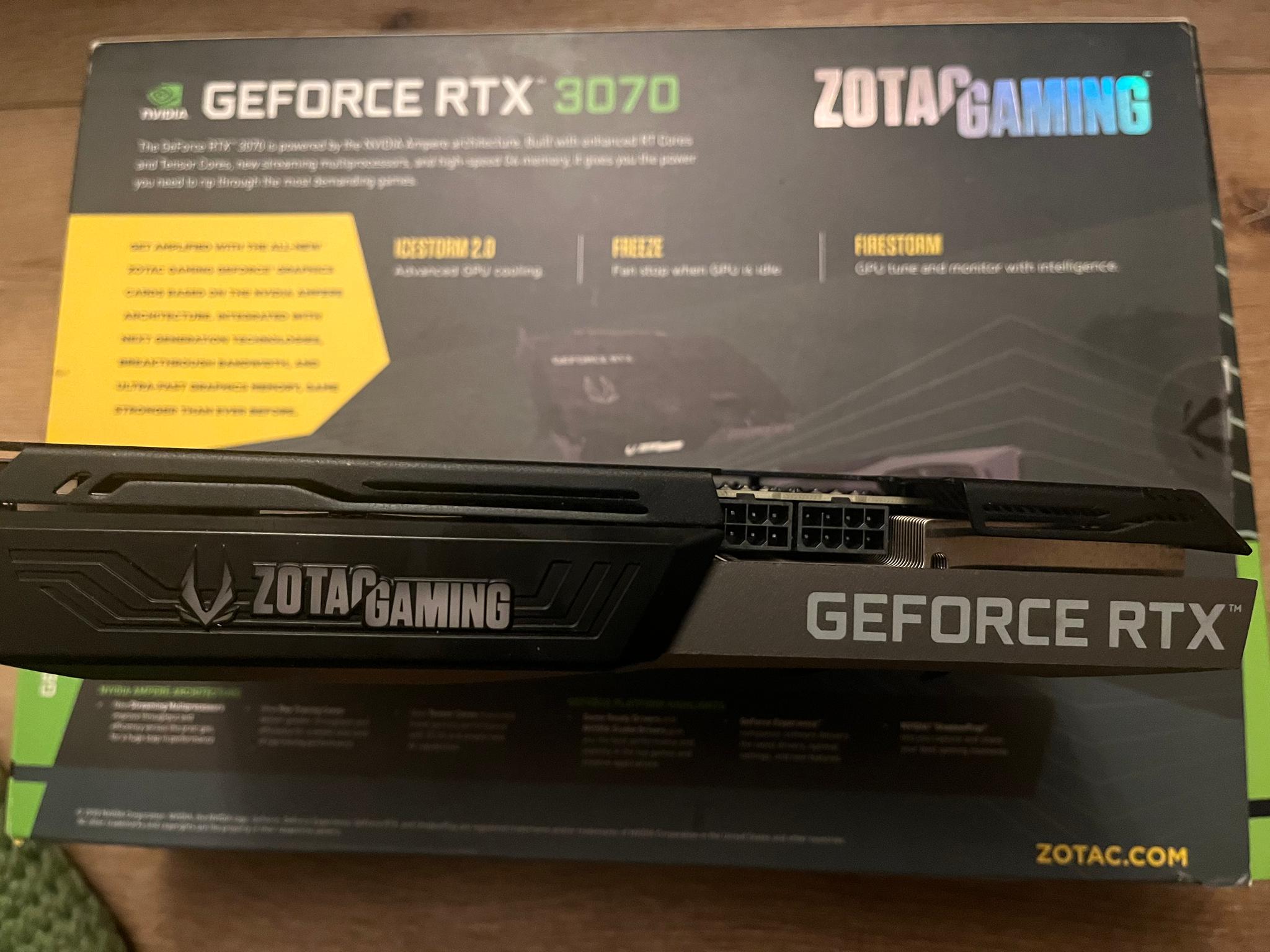 RTX 3070 Zantac gaming twin edge OC