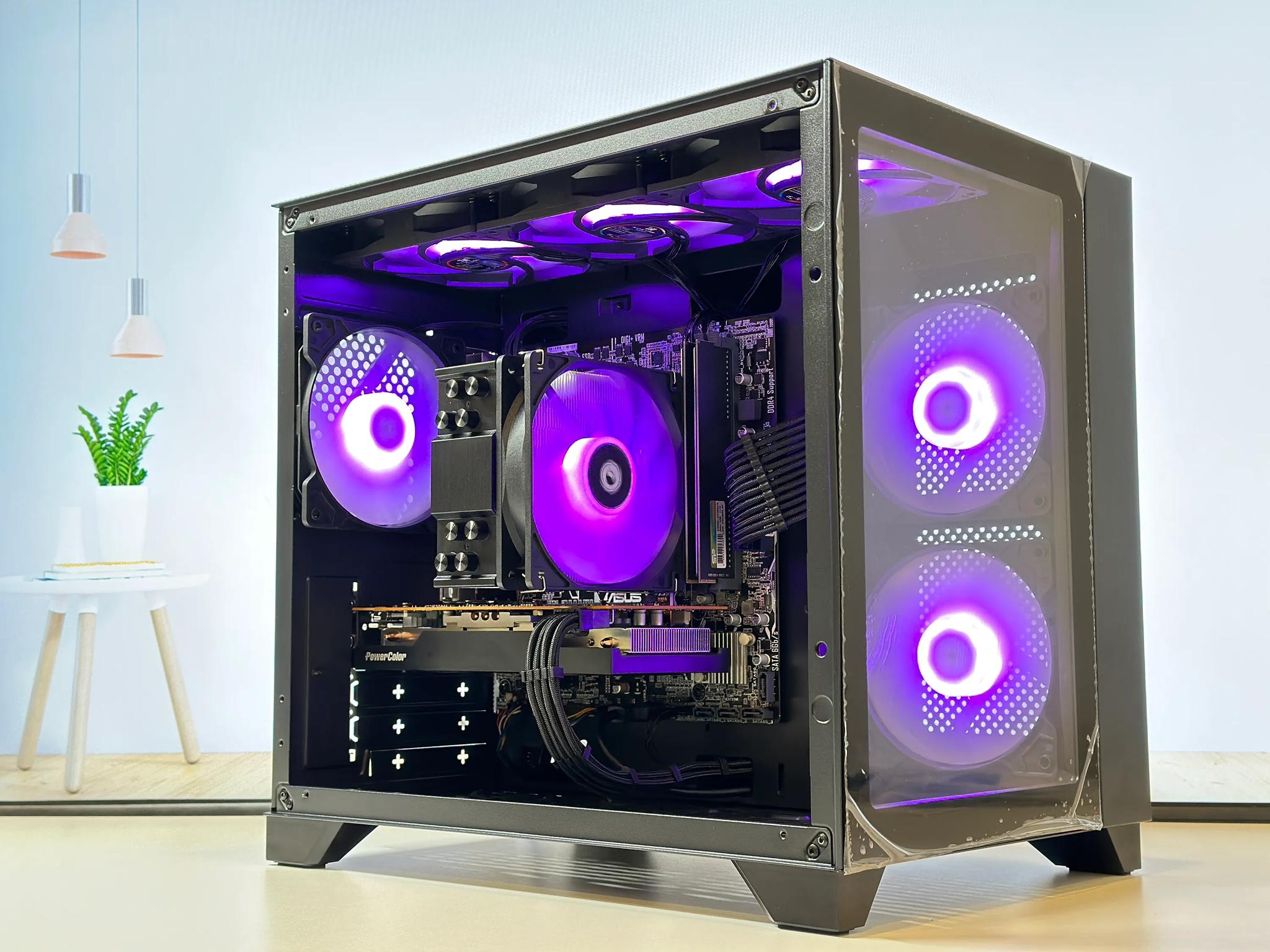 🔥Gaming PC🔥AMD RX 6600 8GB🔖Ryzen 5 5500🔖16GB DDR4🔖1TB SSD NVME