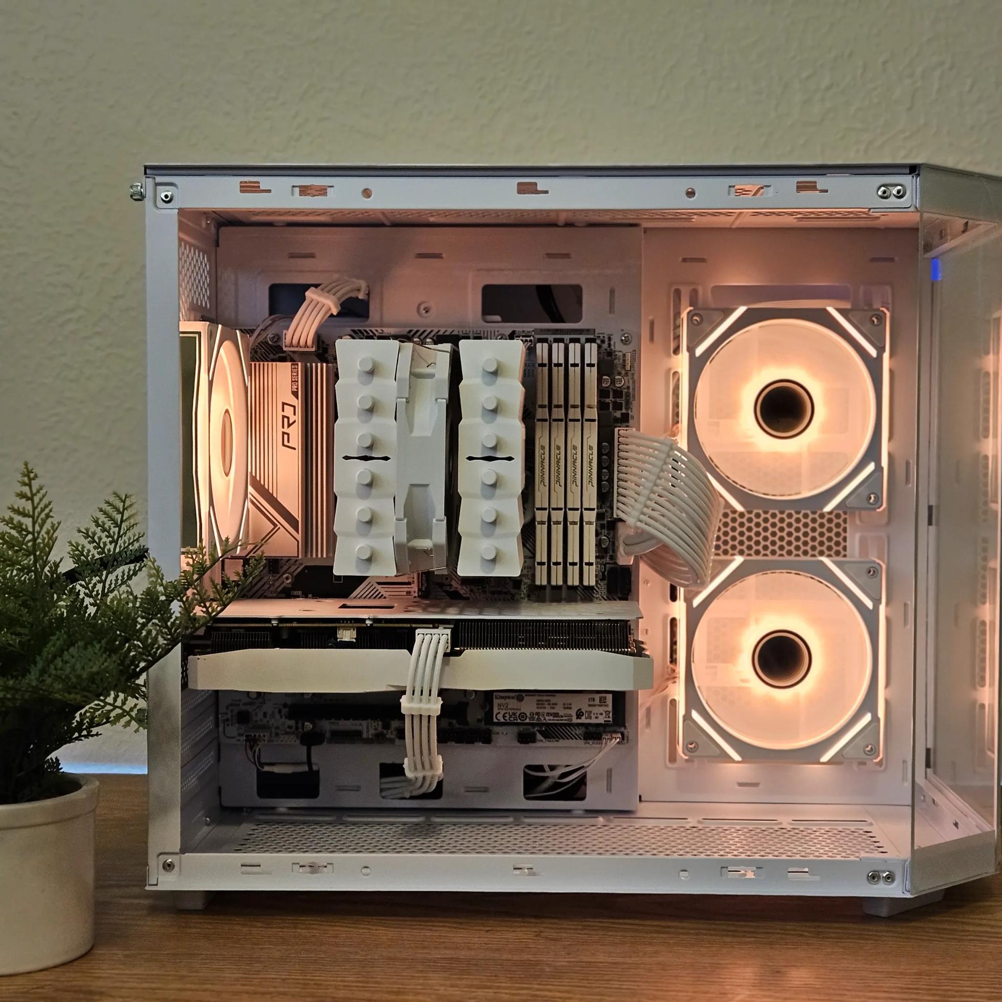 🌨️White Out🌨️ Ryzen 5600 | RTX 3060ti | 32gb Ram - Gaming and Streaming PC