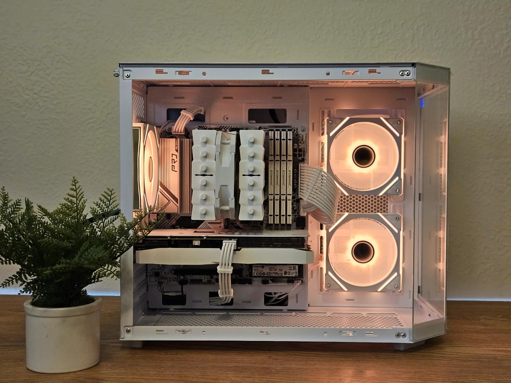 🌨️White Out🌨️ Ryzen 5600 | RTX 3060ti | 32gb Ram - Gaming and Streaming PC