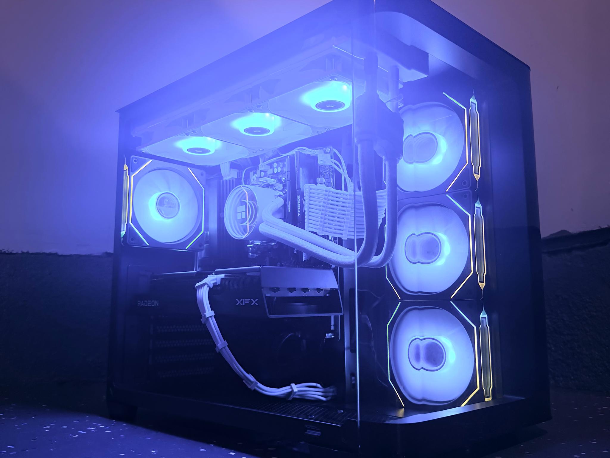 🔵"Void Aurora"⚫️| 1440p Gaming | Ryzen 5 7500X3D | RX 9060 XT |32GB DDR5 | 2.5TB Storage