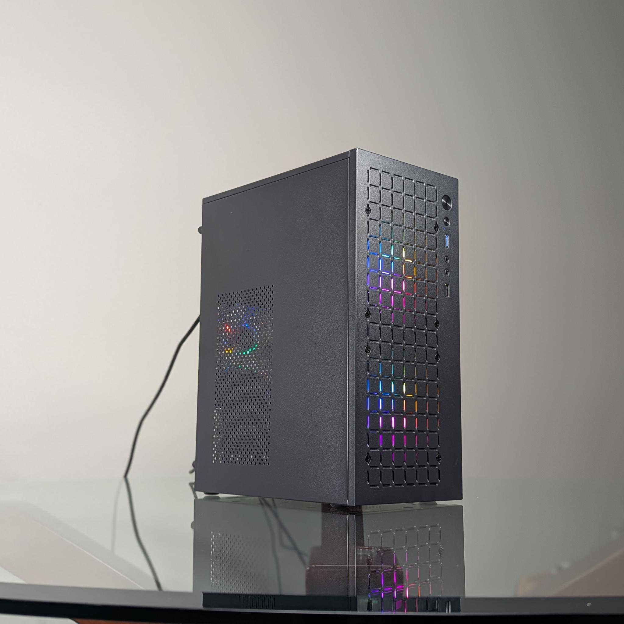 The "Glowbox - I Wanna Try PC Gaming" PC | 14-Core Intel  CPU | Nvidia GTX 1660 Super GPU | 16GB RAM