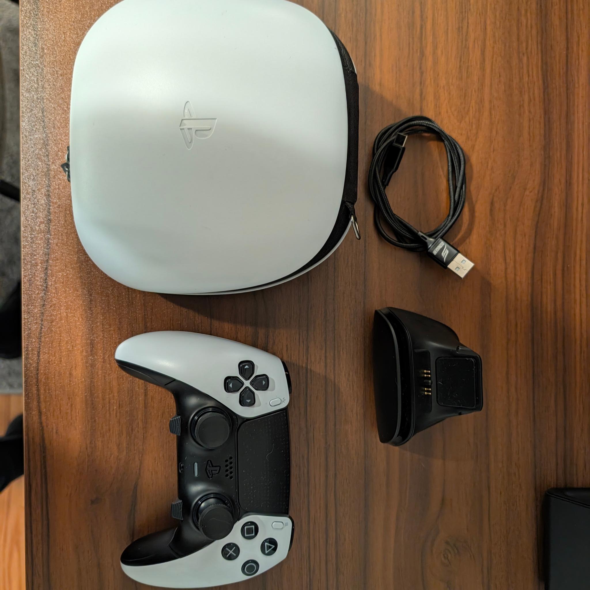 PlayStation dualsense edge controller with extra accessories and upgrades!