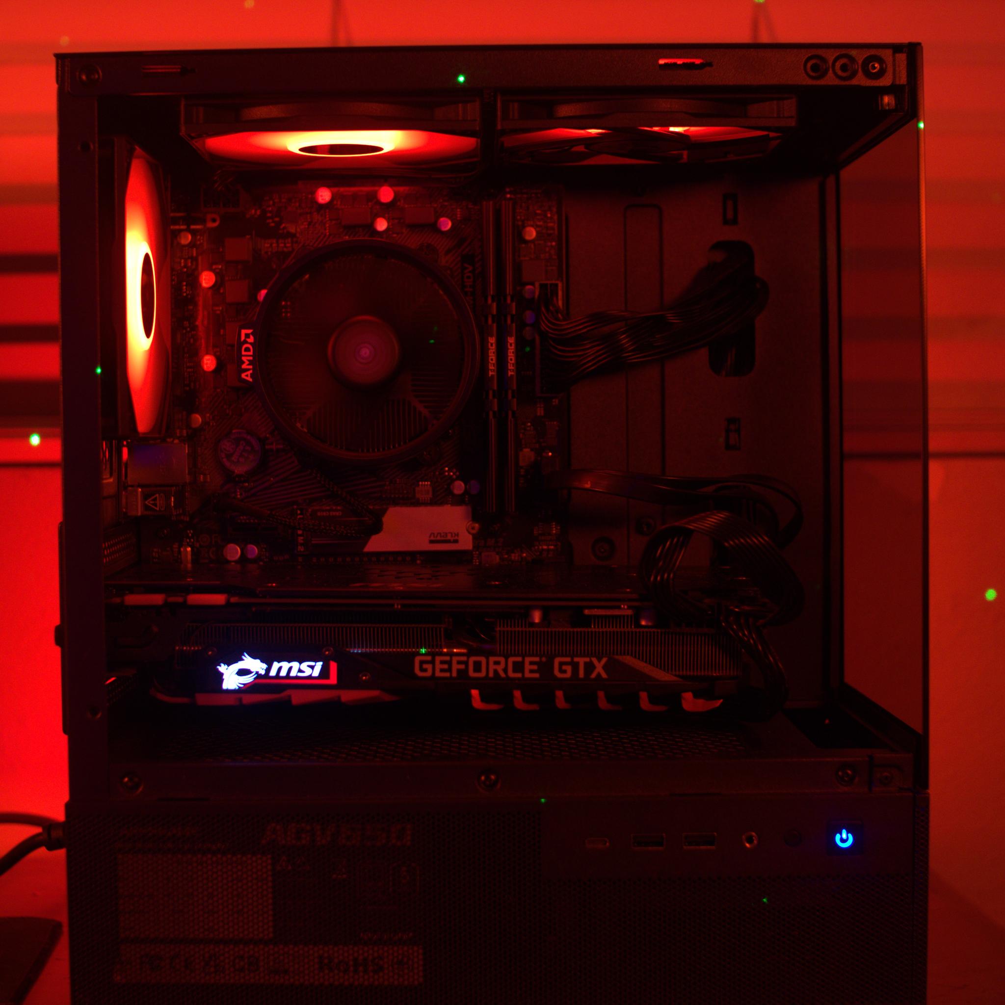 Ryzen 5 3600 & MSI 1080 Ti Custom Gaming PC - Red Samurai 🥷🏻🔴