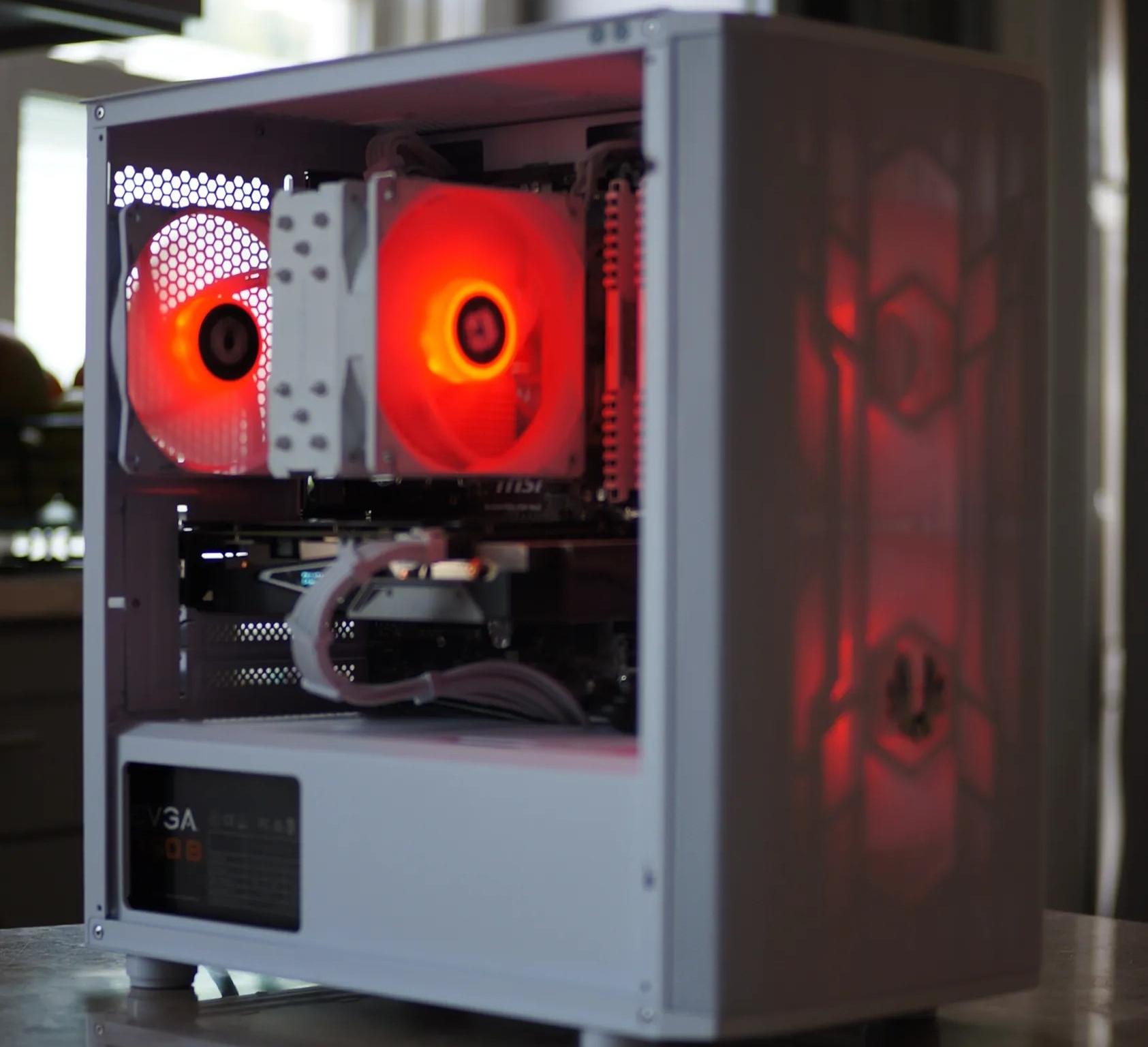 Ryzen 5 2600, RX 5500XT White Gaming/Streaming PC