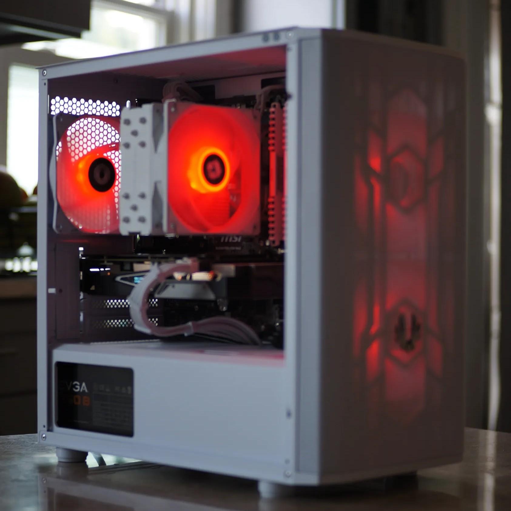 Ryzen 5 2600, RX 5500XT White Gaming/Streaming PC