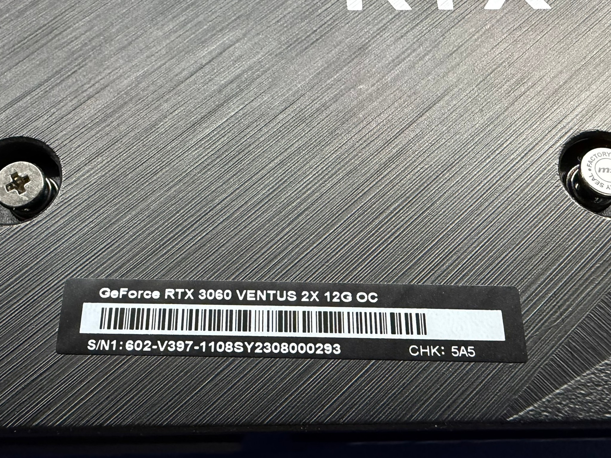 MSI GeForce RTX 3060 Ventus 2X 12G OC