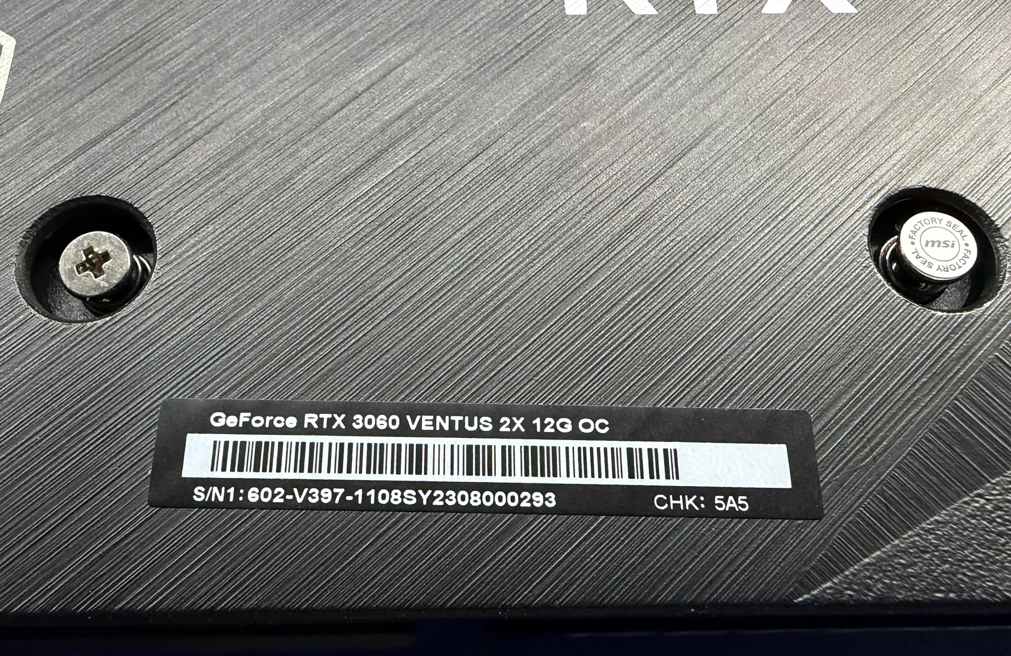 MSI GeForce RTX 3060 Ventus 2X 12G OC