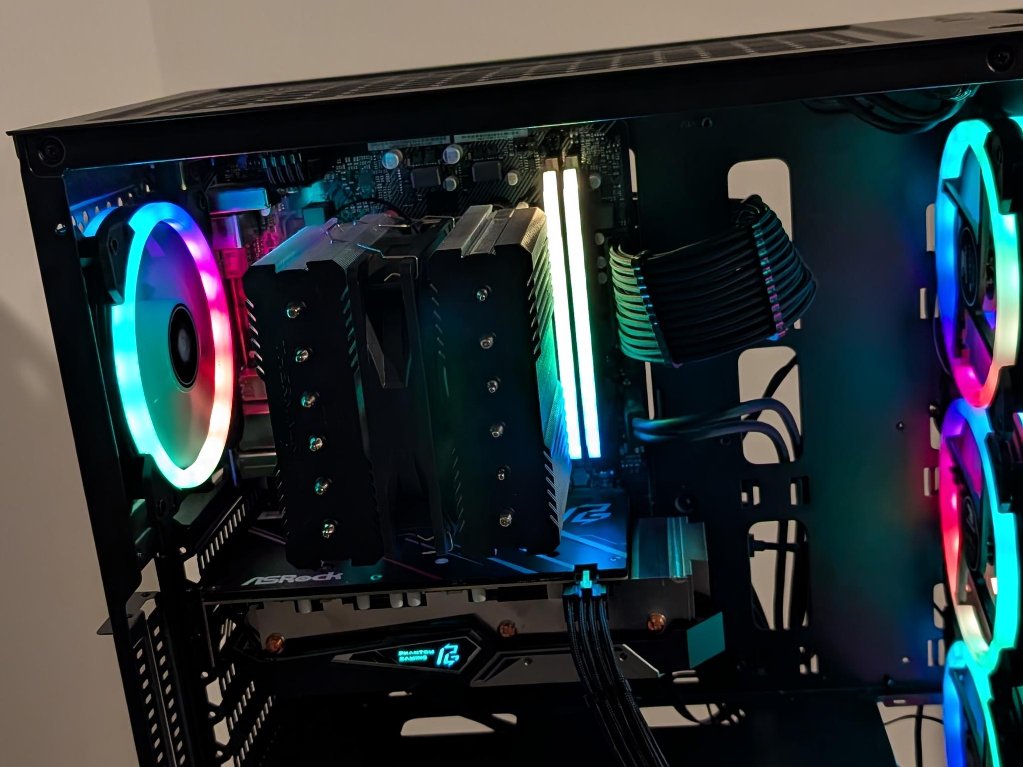 Budget 1080p Gaming PC — Ryzen 5 3600 + RX 5600 XT, 32GB RAM, Wi-Fi Ready