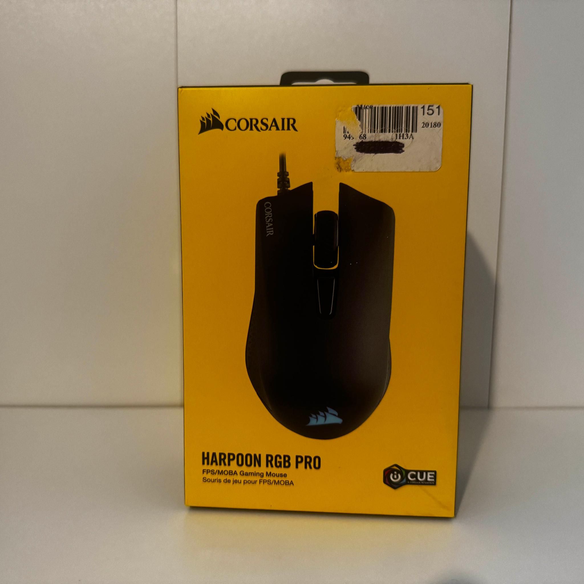 USED CORSAIR HARPOON RGB WIRED GAMING MOUSE (BLACK)