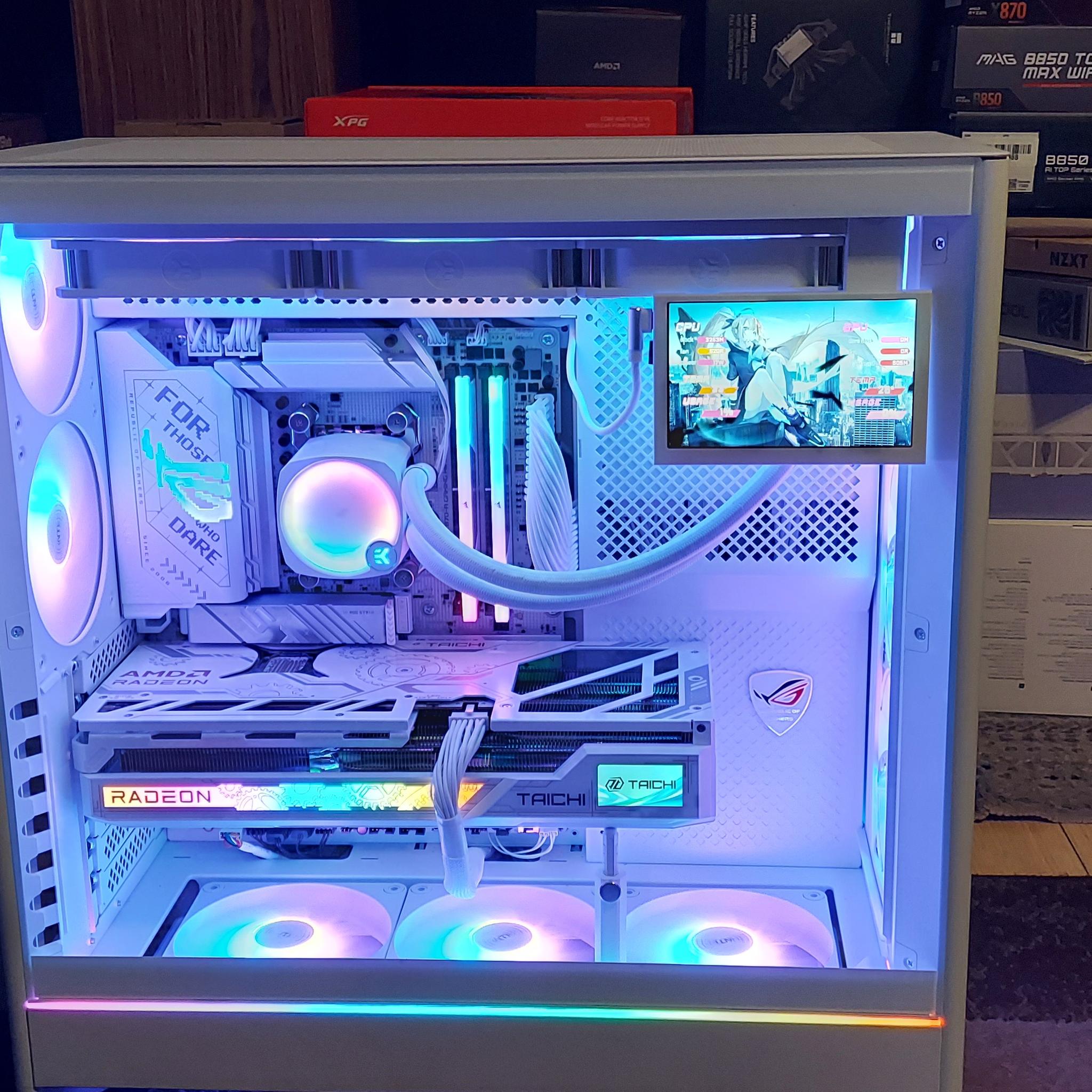Extreme 9800X3D/RX 9070XT White Gaming PC