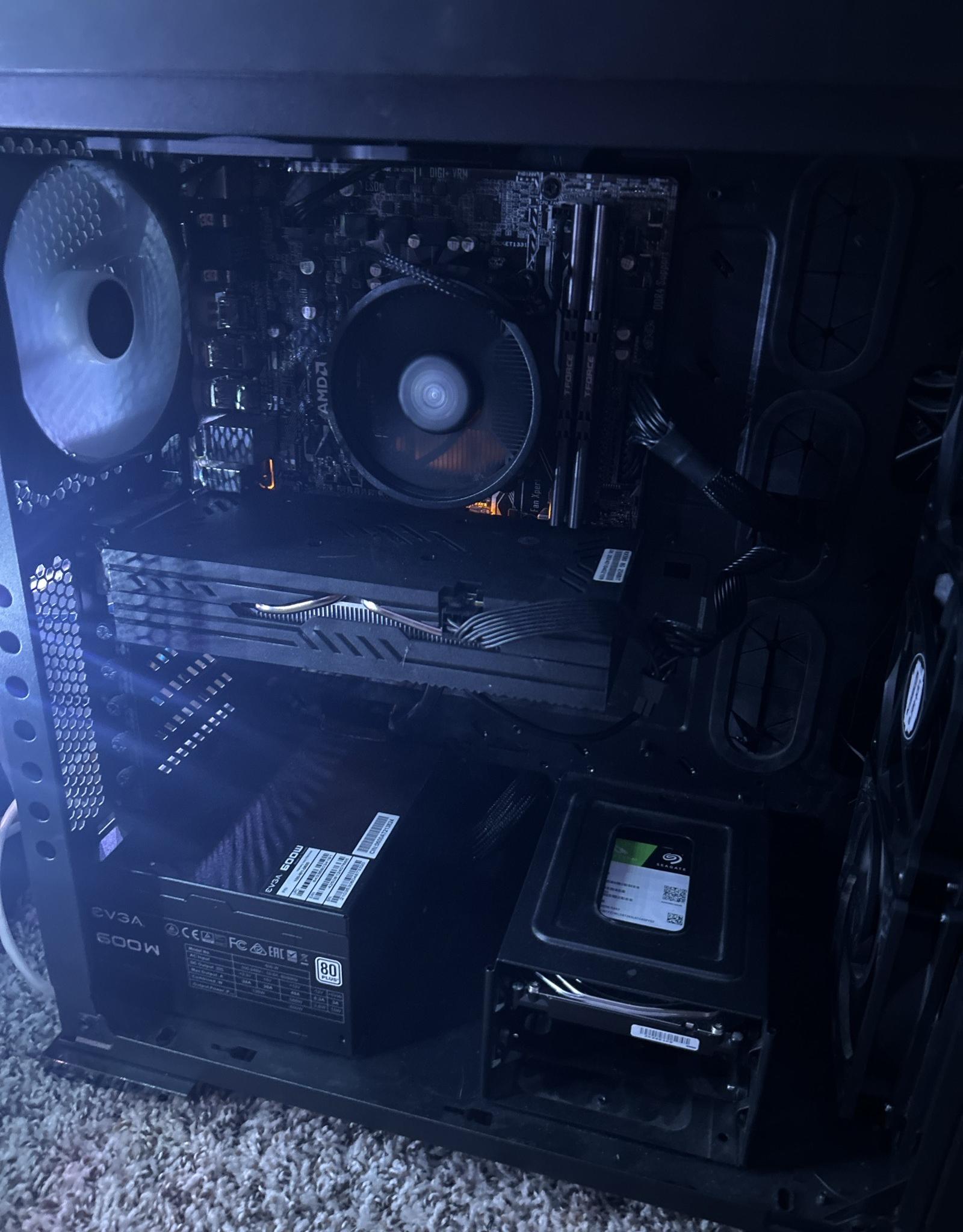 AMD ryzen 5600x rx 580 gaming computer