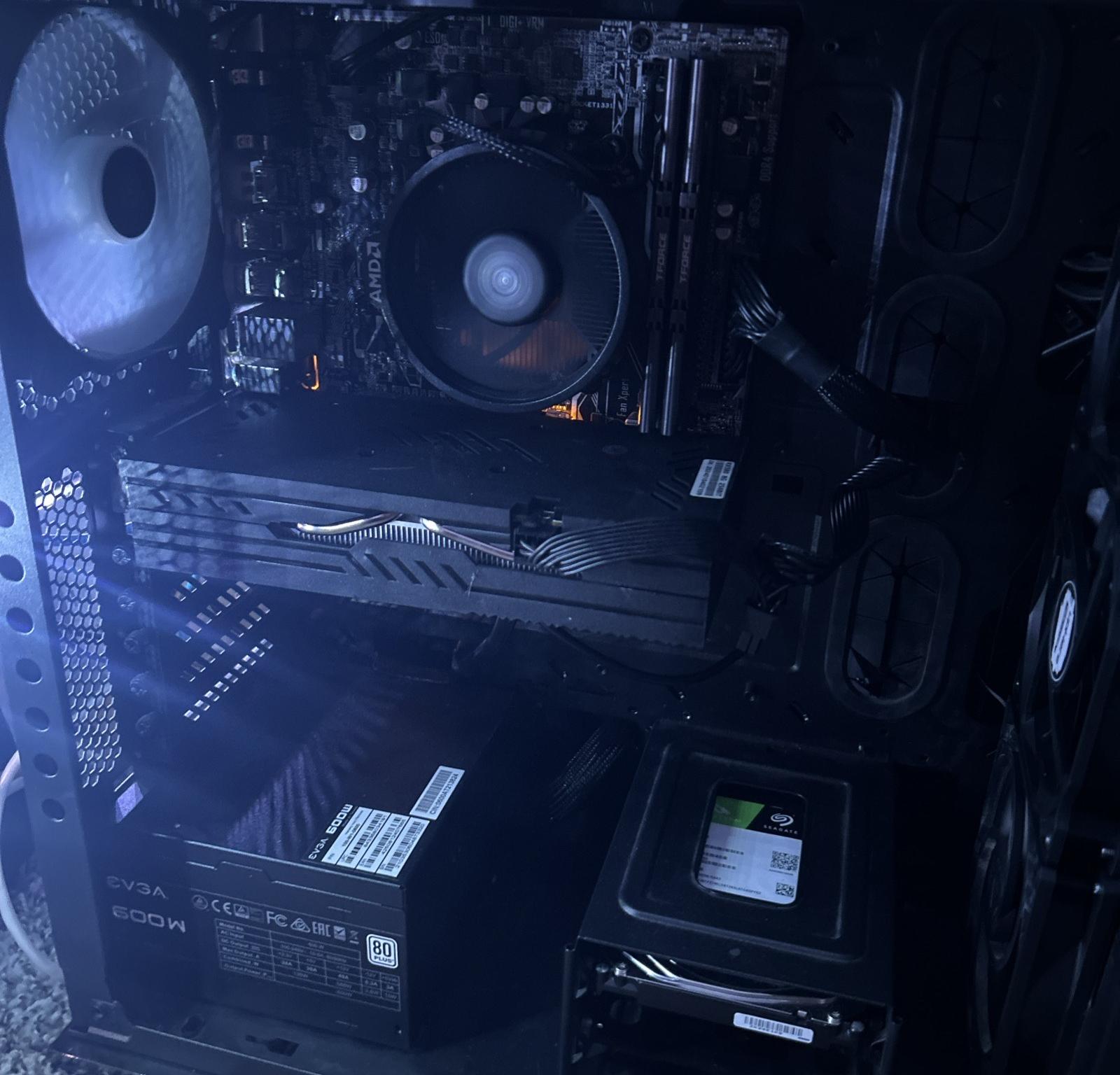 AMD ryzen 5600x rx 580 gaming computer