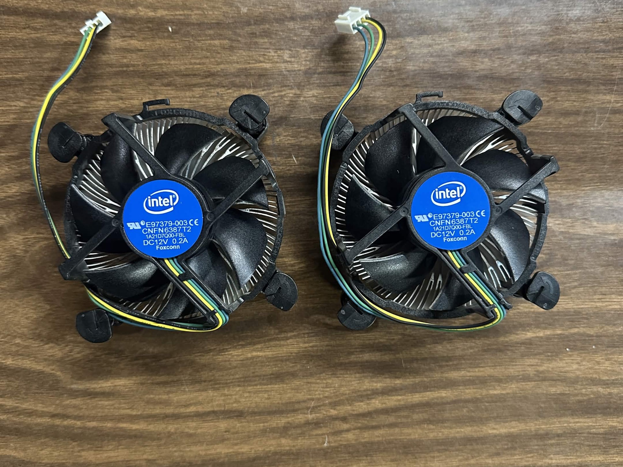 Lot of 2 Intel Stock CPU Coolers LGA 115X/1200