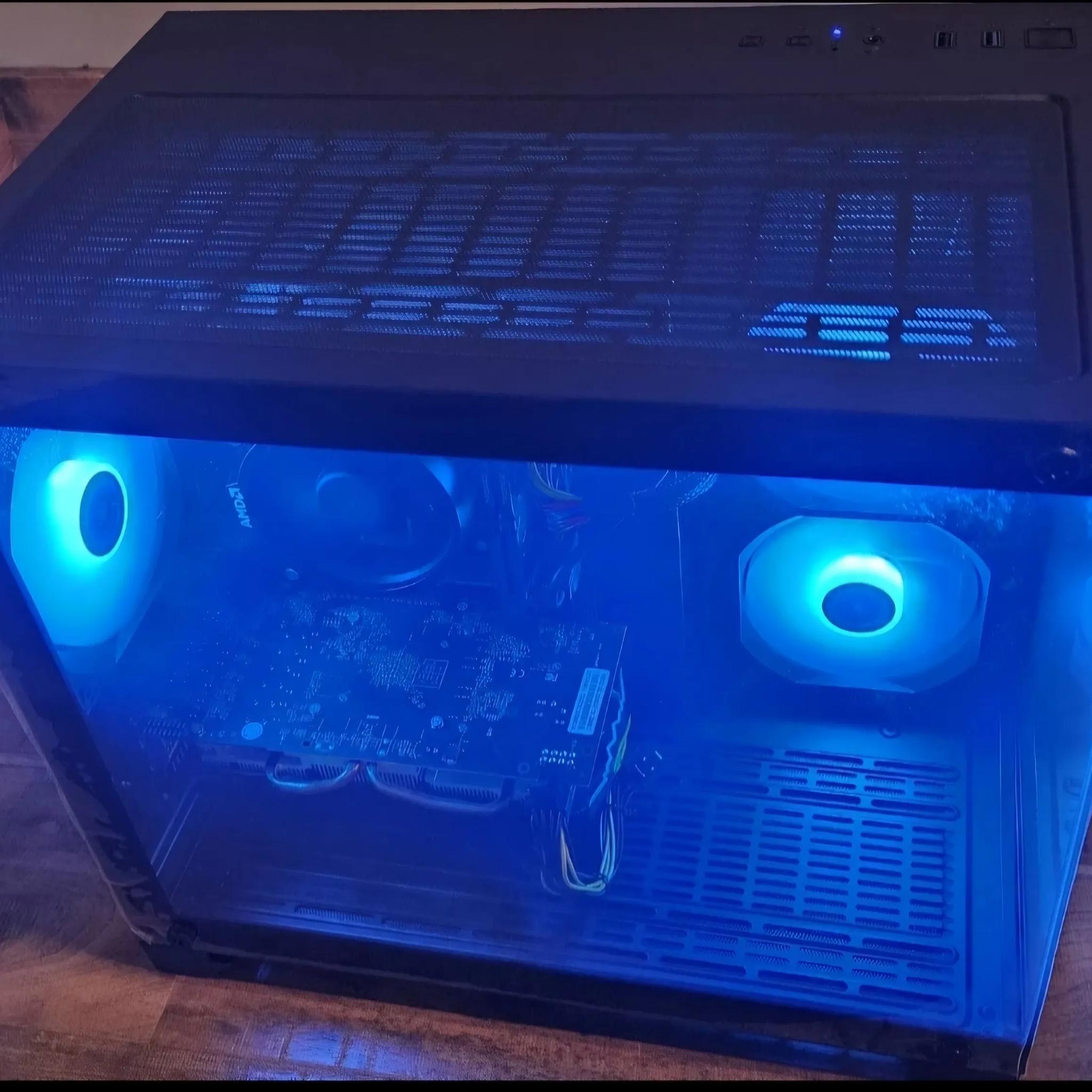 Custom Gaming PC | Ryzen 5 5500, RX580 2048SP 8GB, 16GB DDR4, 1TB Nvme SSD, Windows 11 Pro, Wifi USB