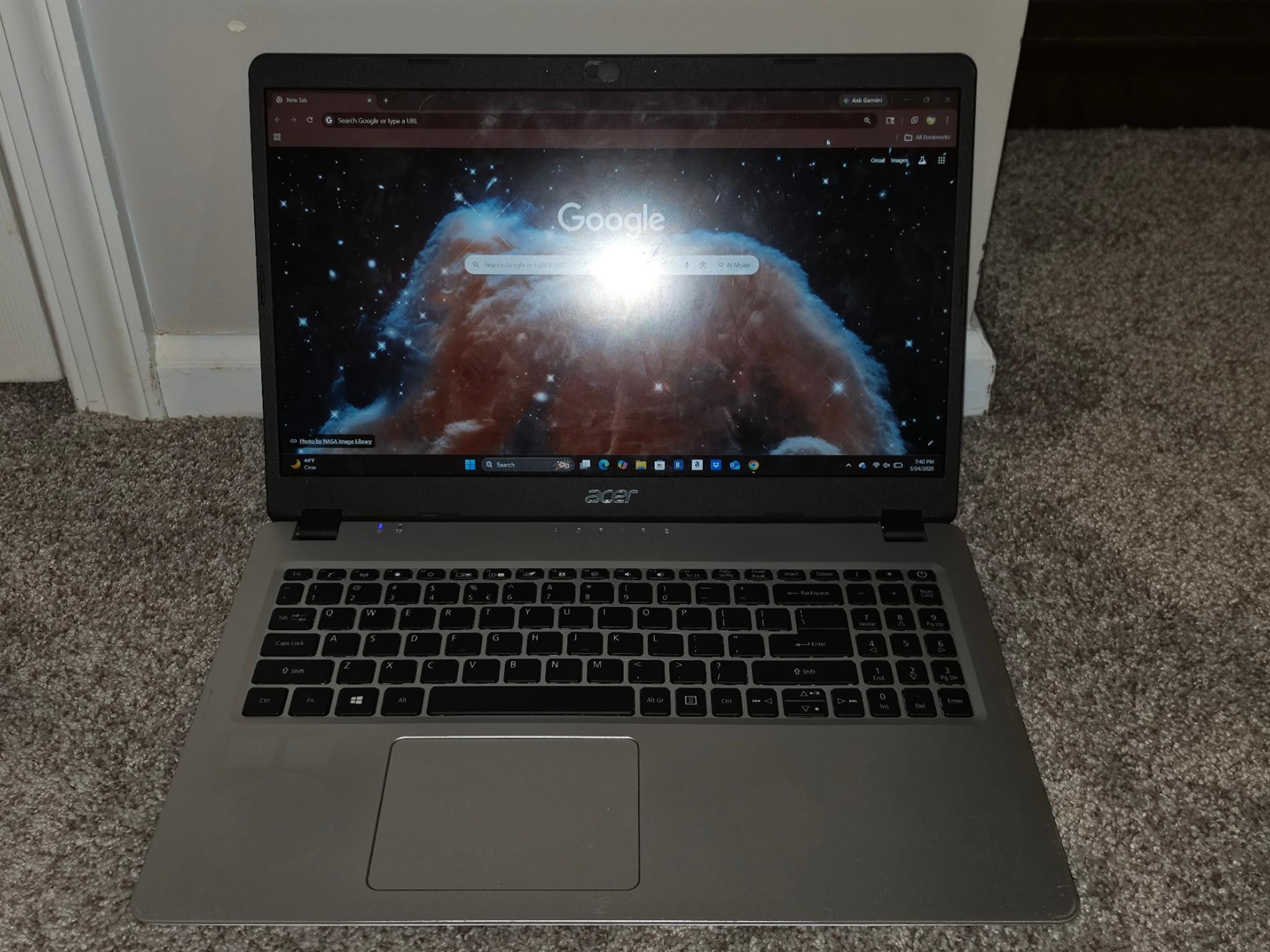 Acer Aspire 5 15.6” Laptop – 8GB RAM Upgrade – Good Condition
