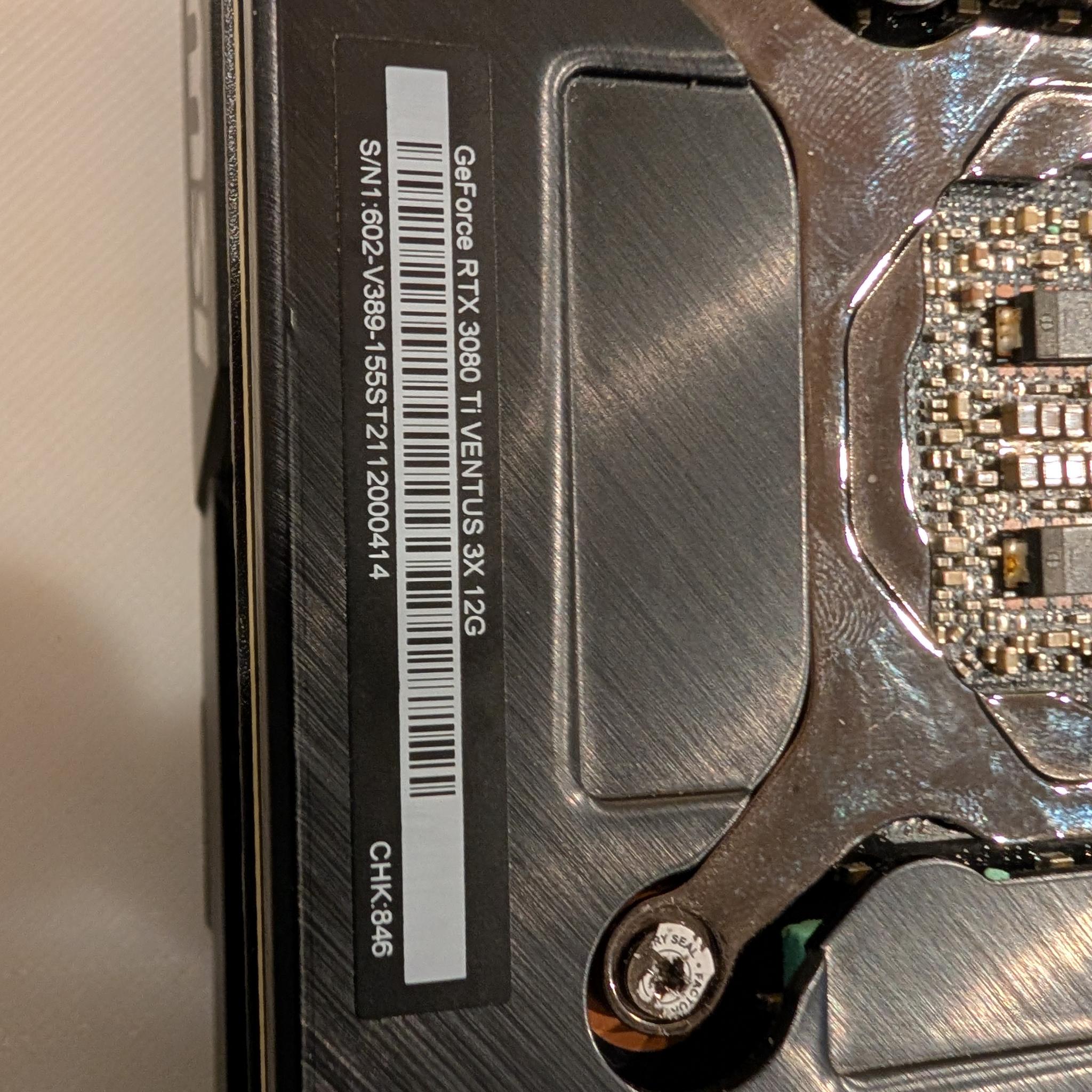 RTX 3080 Ti 12Gb - MSI Ventus 3x