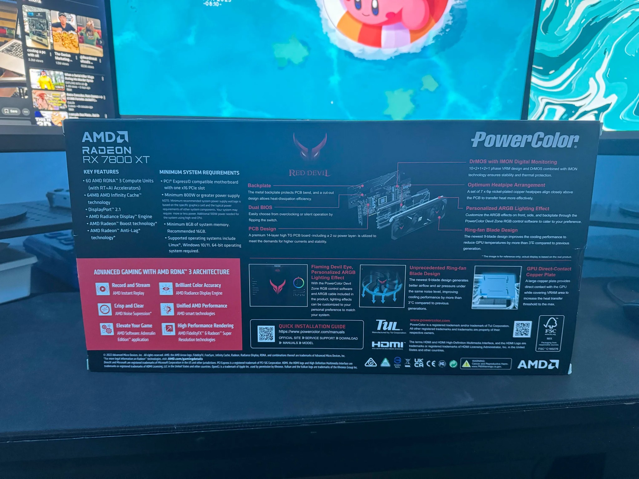 PowerColor 7800xt Red Devil 16gb