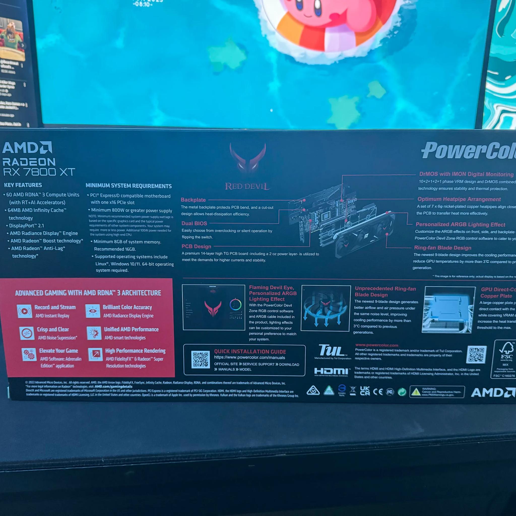 PowerColor 7800xt Red Devil 16gb