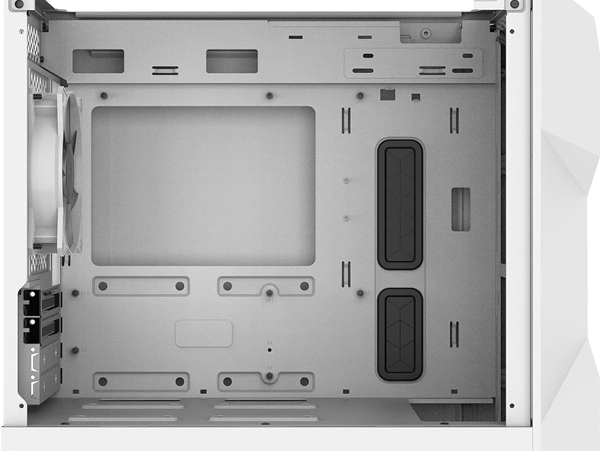 Cooler Master TD300 Mesh White Micro-ATX Tower Computer Case