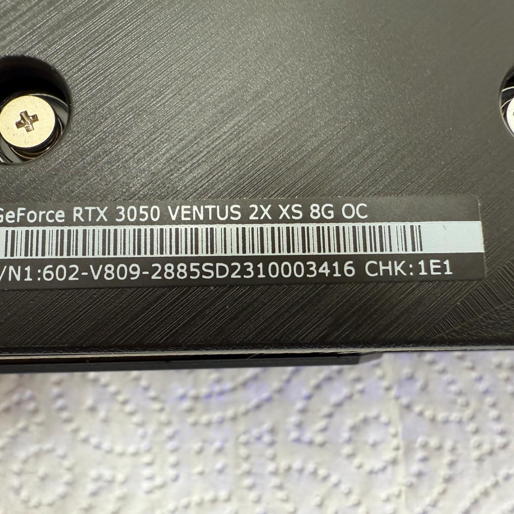 RTX 3050 pulled from customers working pc for upgrade