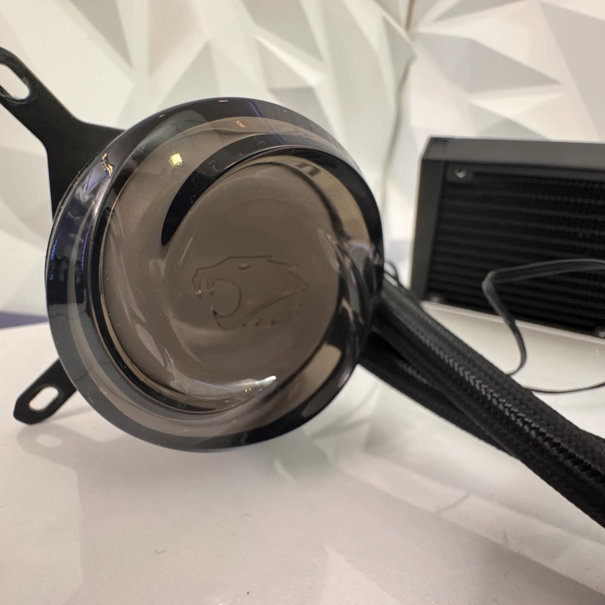 Black iBUYPOWER AW4 240mm AIO Liquid Cooler