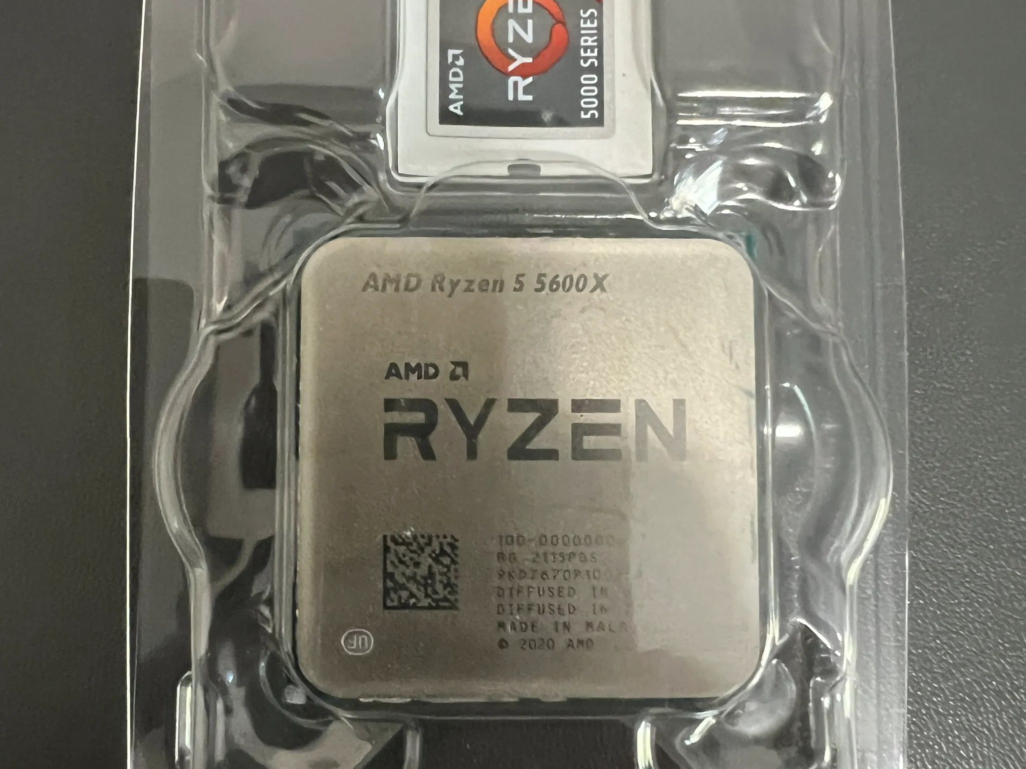 AMD Ryzen 5 5600X used, with Cooler unused