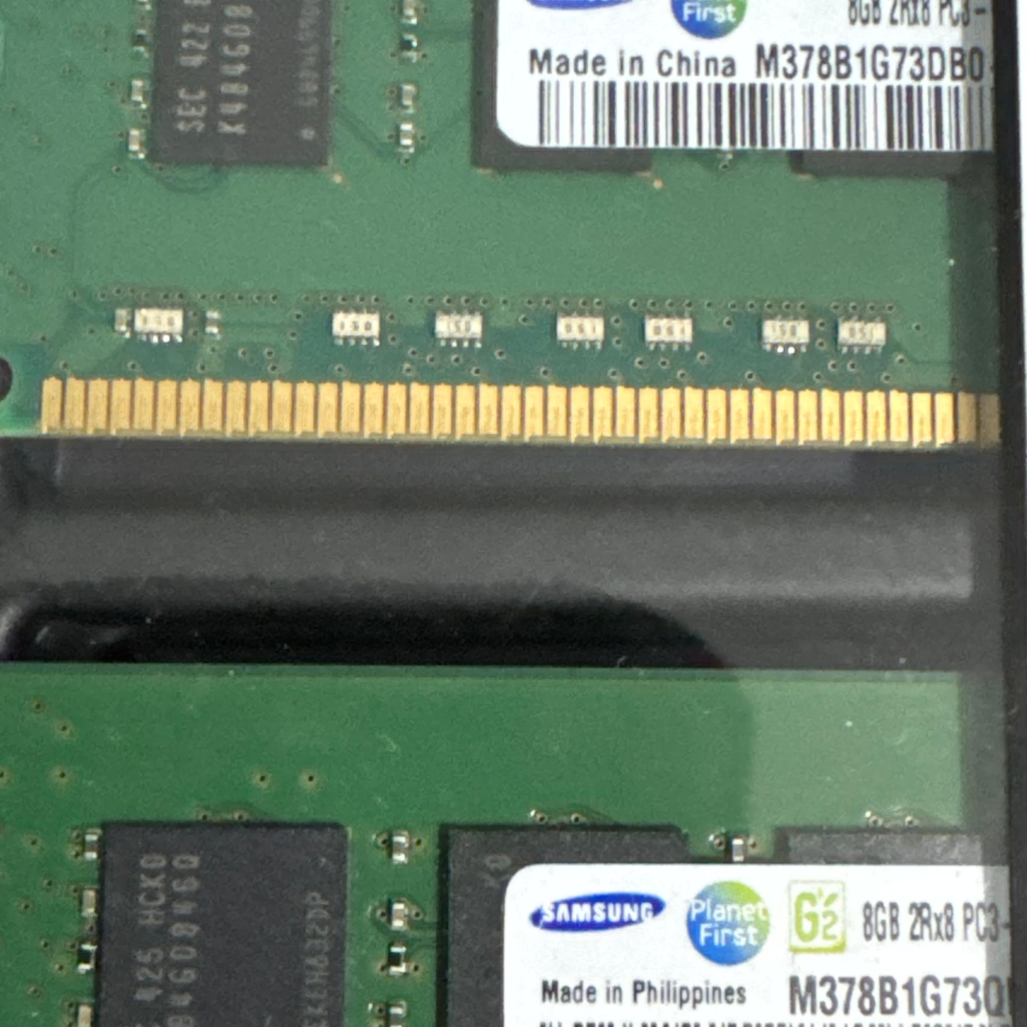 16 GB kit DDR3 1600 MHz PC3–12800 , 1.5 V ECC UDIMM