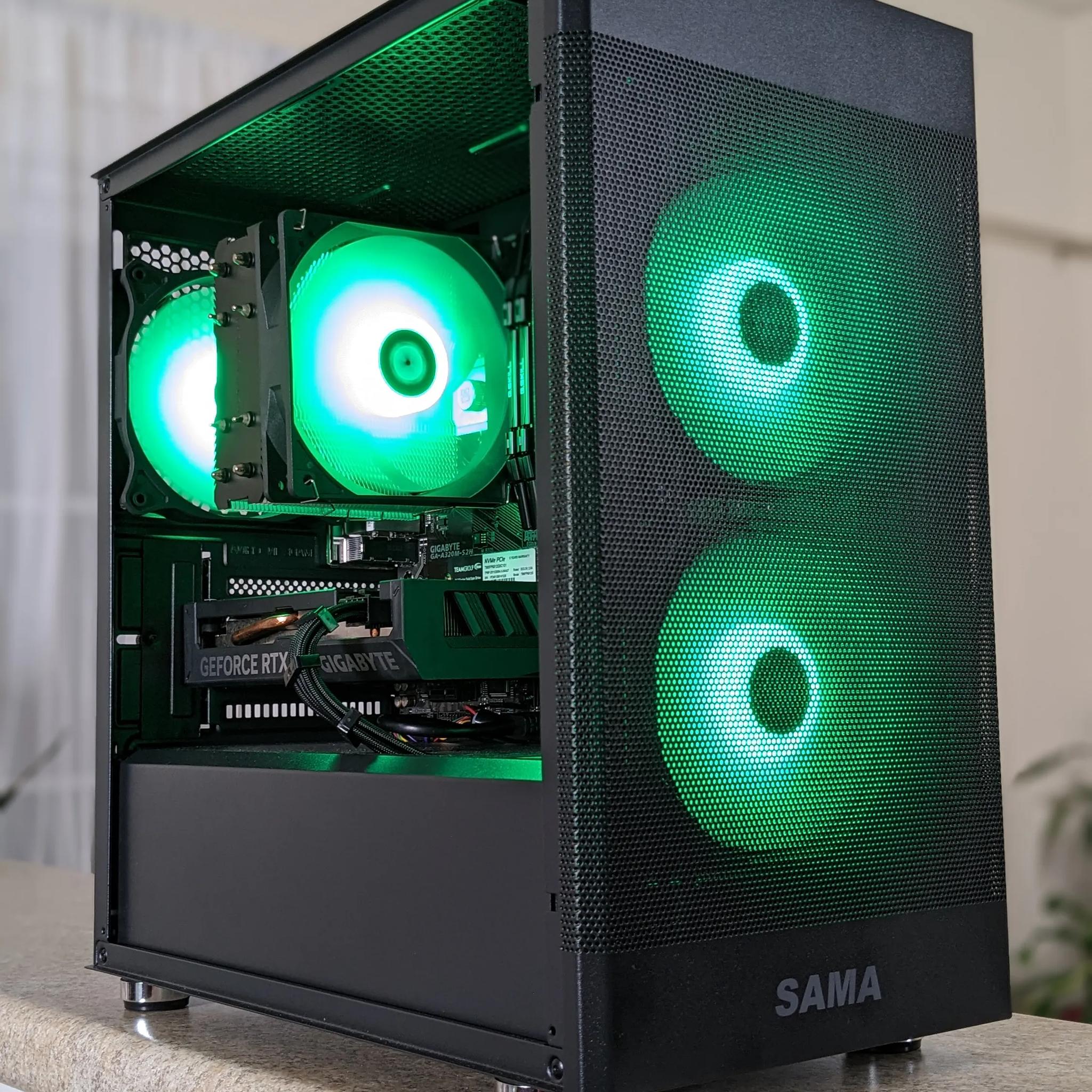 Mid Range Ryzen Gaming PC - Ryzen 5 5500 - RTX 4060