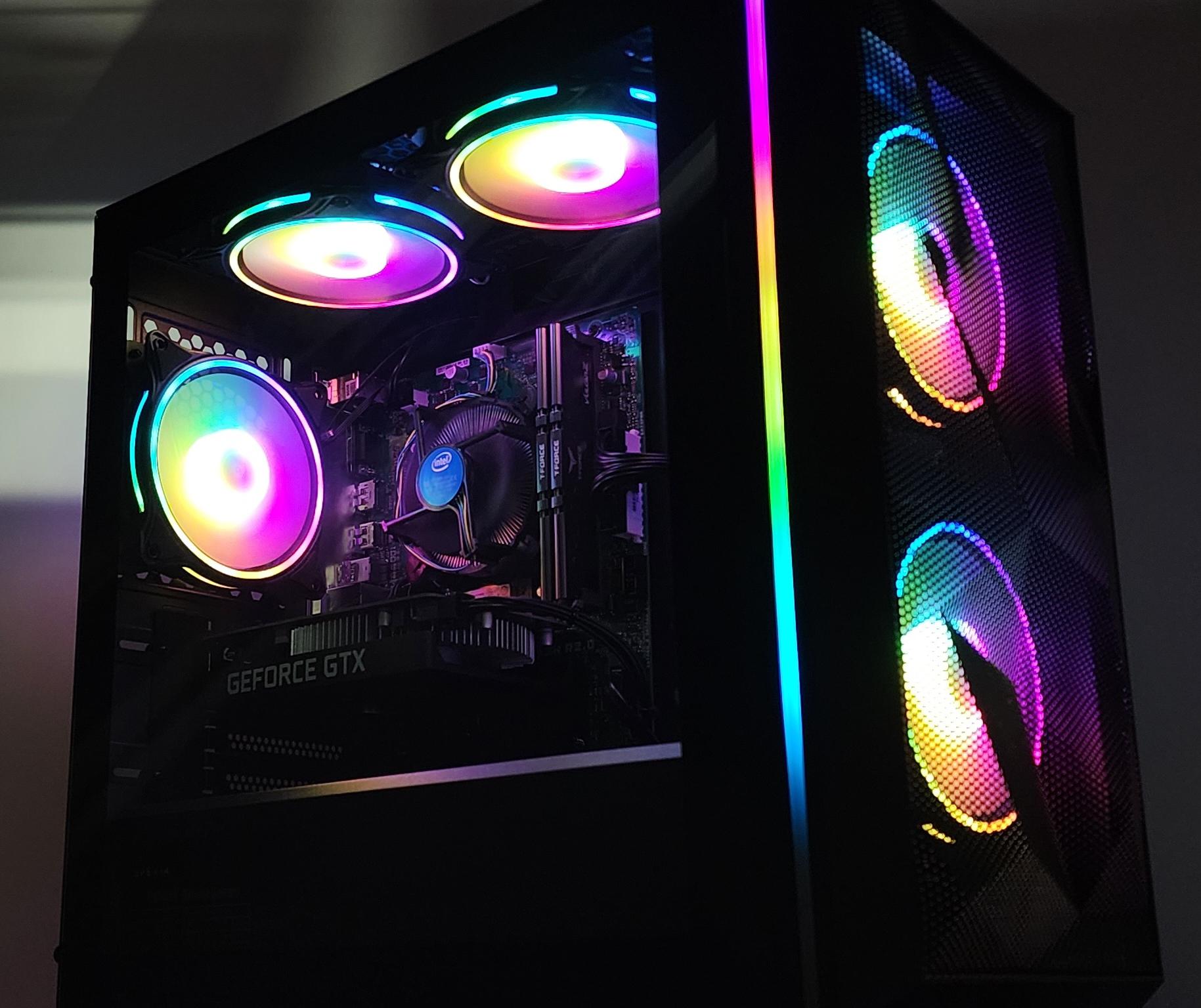 Gaming PC i5-8600 16GB RAM 256GB SSD + 1TB HDD GTX 1650 SUPER 4GB Win11 Computer