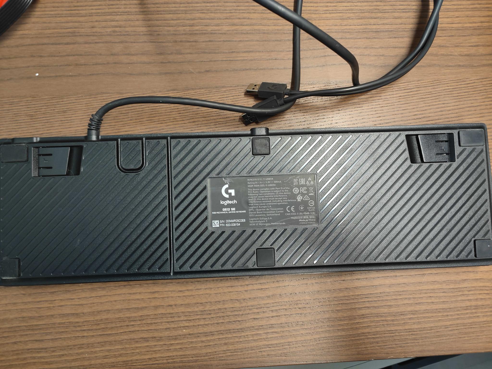 Logitech G512 SE Mechanical Keyboard - GX Blue Switches