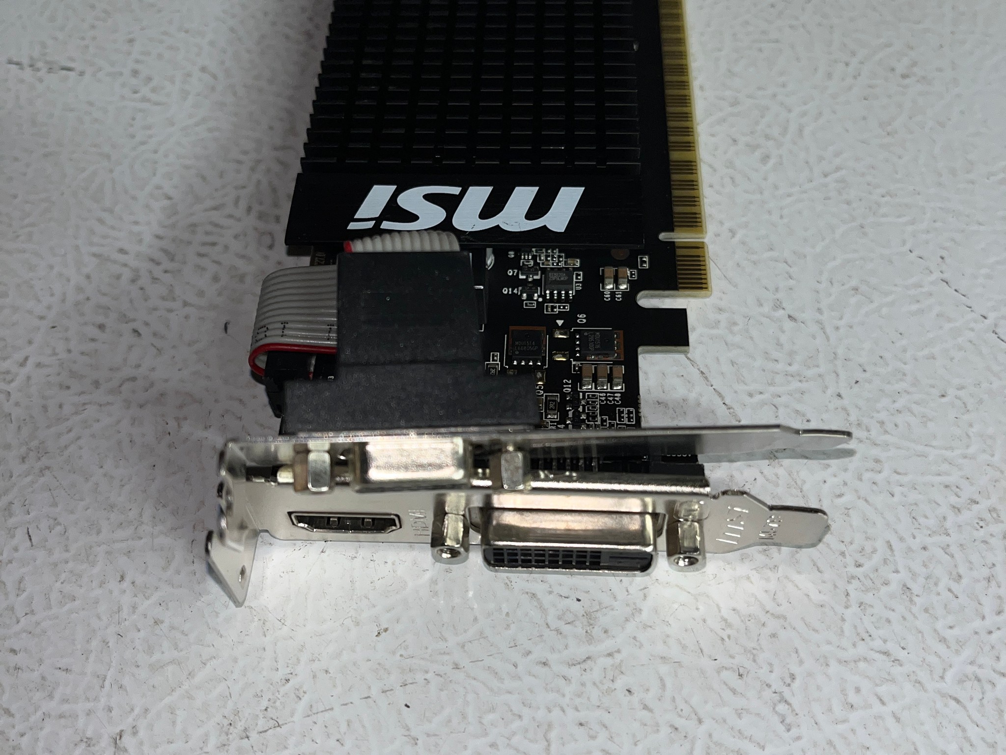 MSI GeForce GT 710 1GB DDR3 GT 710 1GD3H LP – Low‑Profile Bracket – Tested